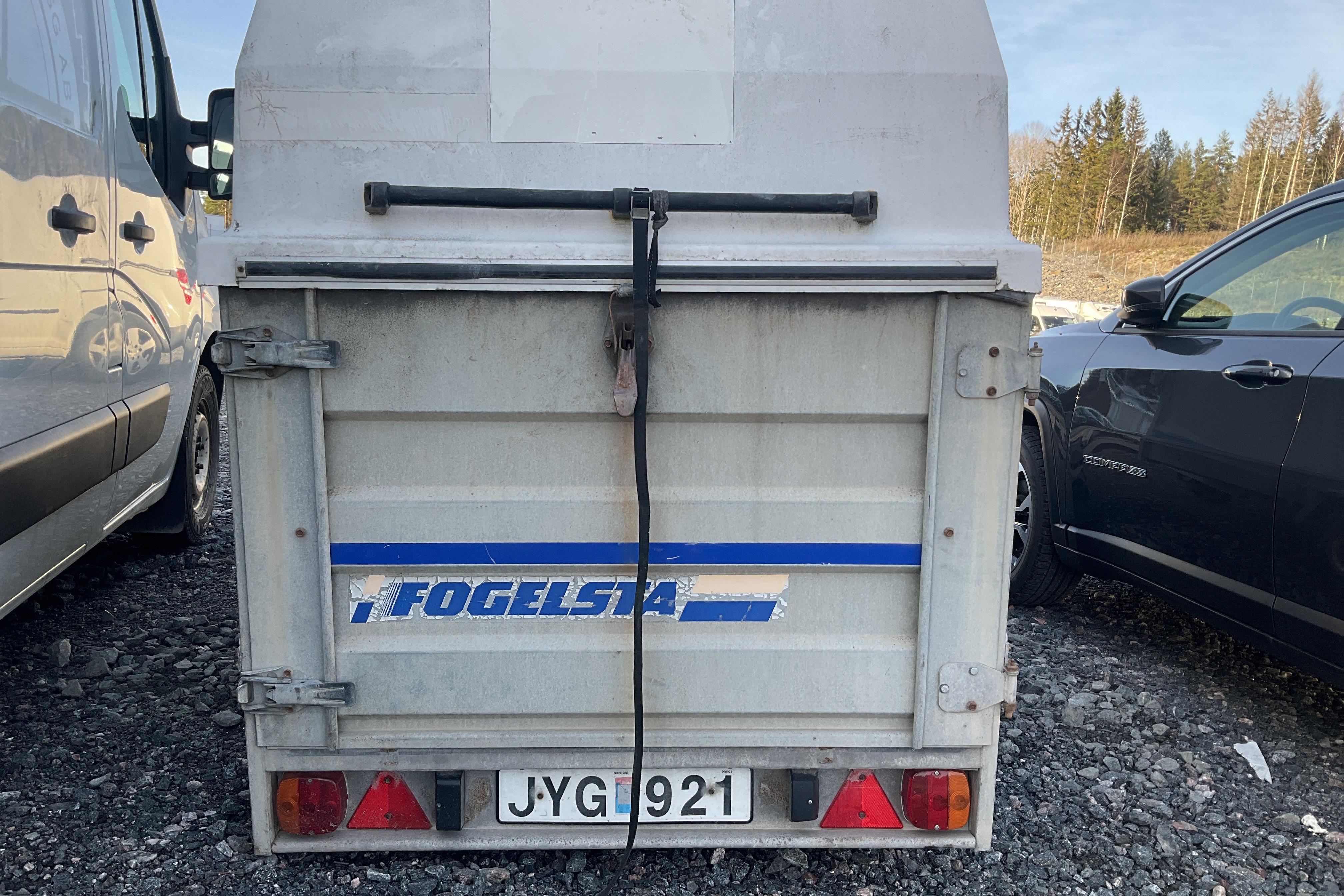 FOGELSTA LV0750 Kåpsläpvagn (Rep.Objekt) - 0 km - grå - 2000