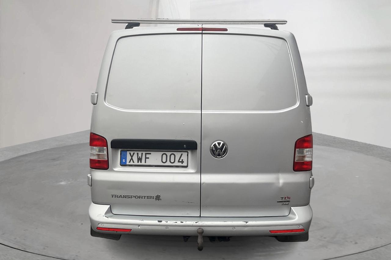 VW Transporter T5 2.0 TDI 4MOTION (180hk) - 282 860 km - Automatyczna - srebro - 2013