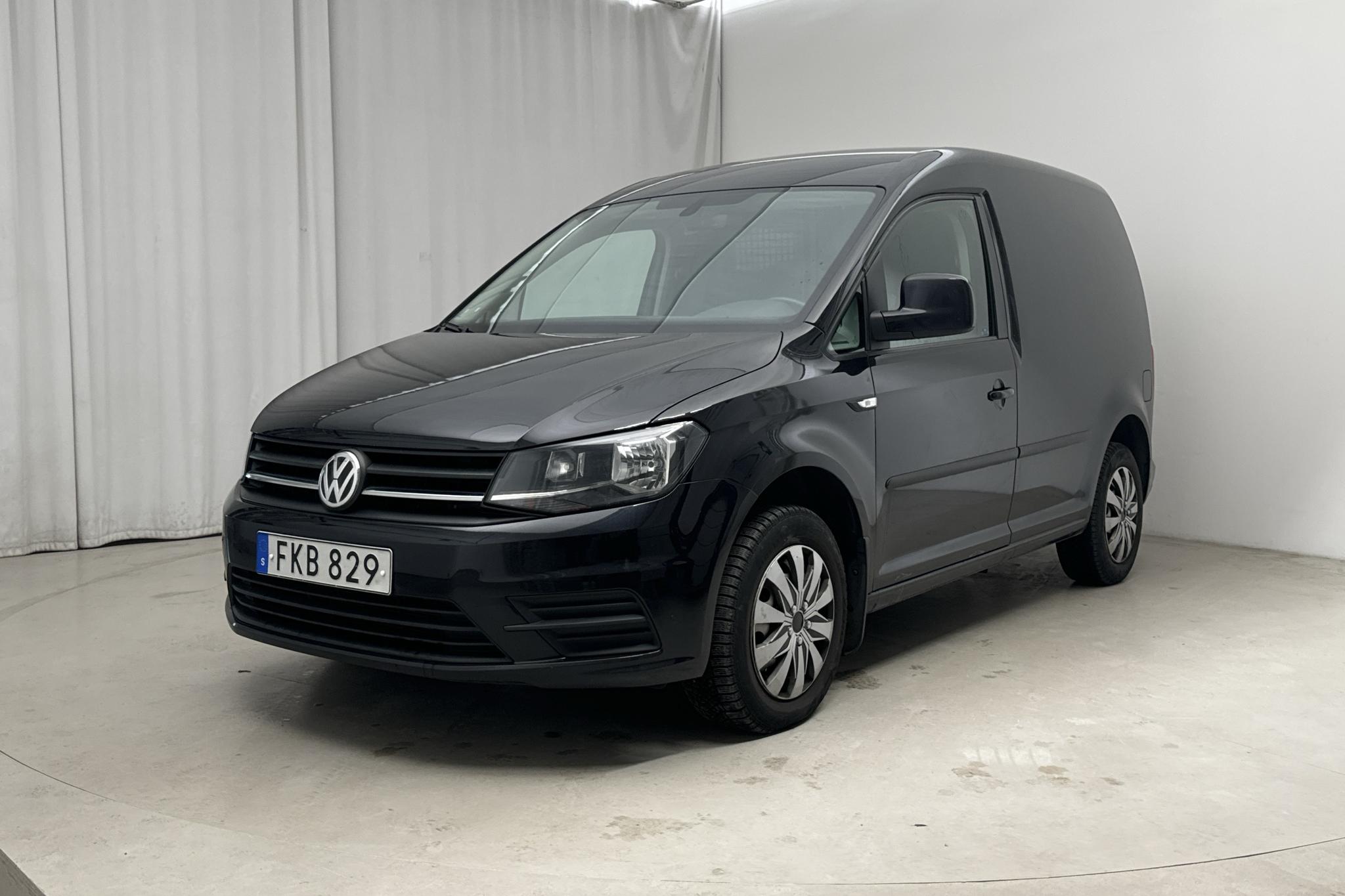 VW Caddy 2.0 TDI Skåp (102hk) - 104 370 km - Automaatne - must - 2018