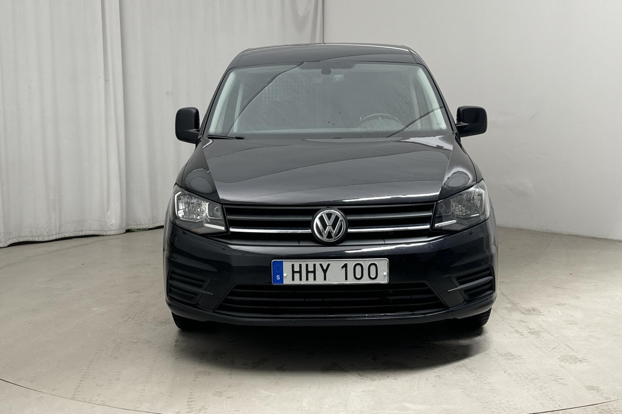 VW Caddy 2.0 TDI Skåp (102hk) - 82 590 km - Automatic - black - 2018