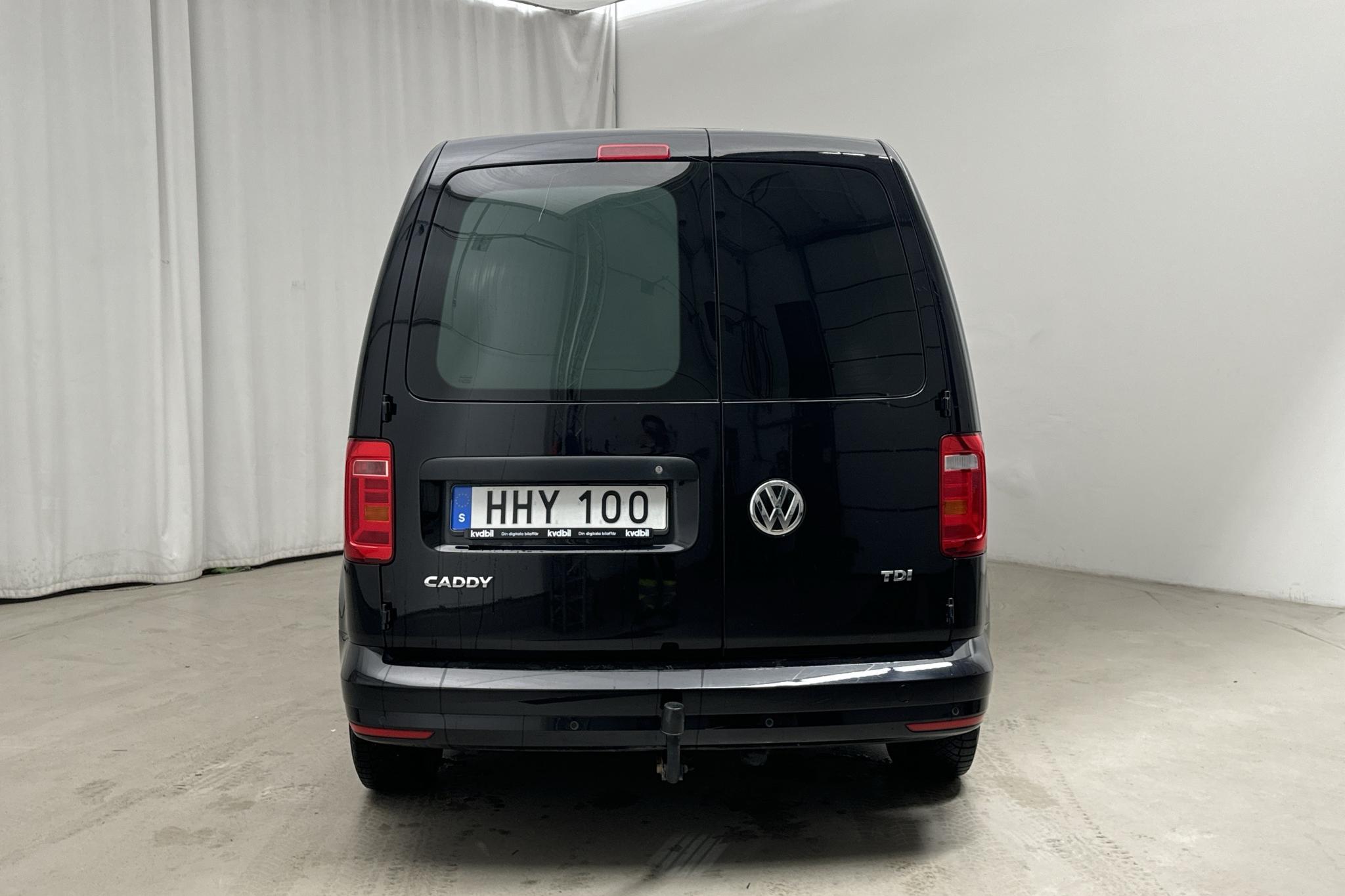 VW Caddy 2.0 TDI Skåp (102hk) - 82 590 km - Automatic - black - 2018