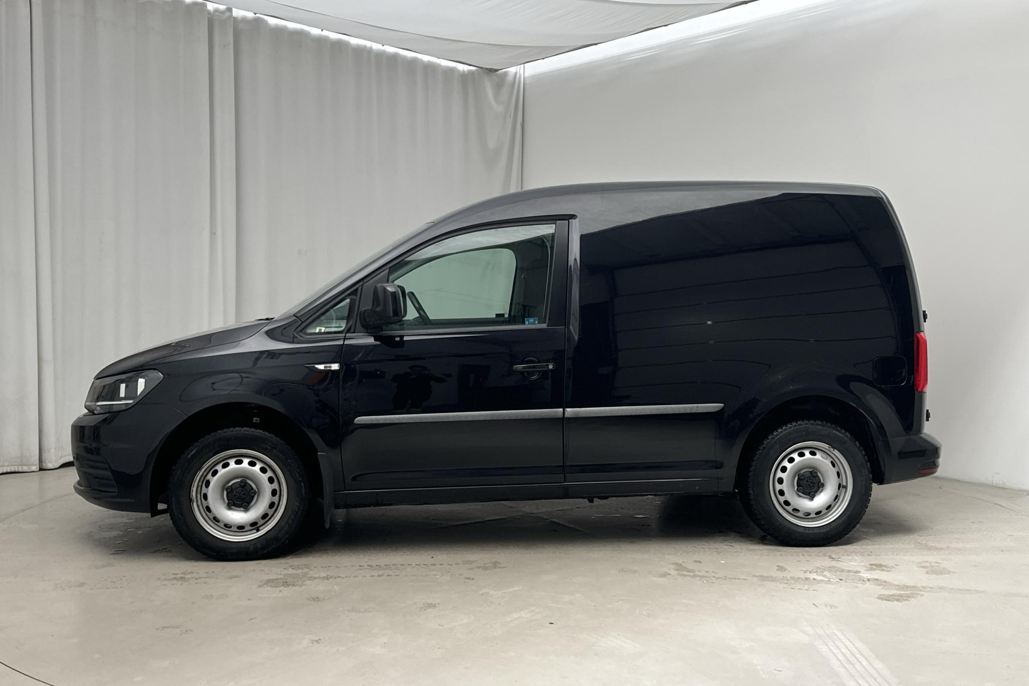 VW Caddy 2.0 TDI Skåp (102hk) - 82 590 km - Automatic - black - 2018