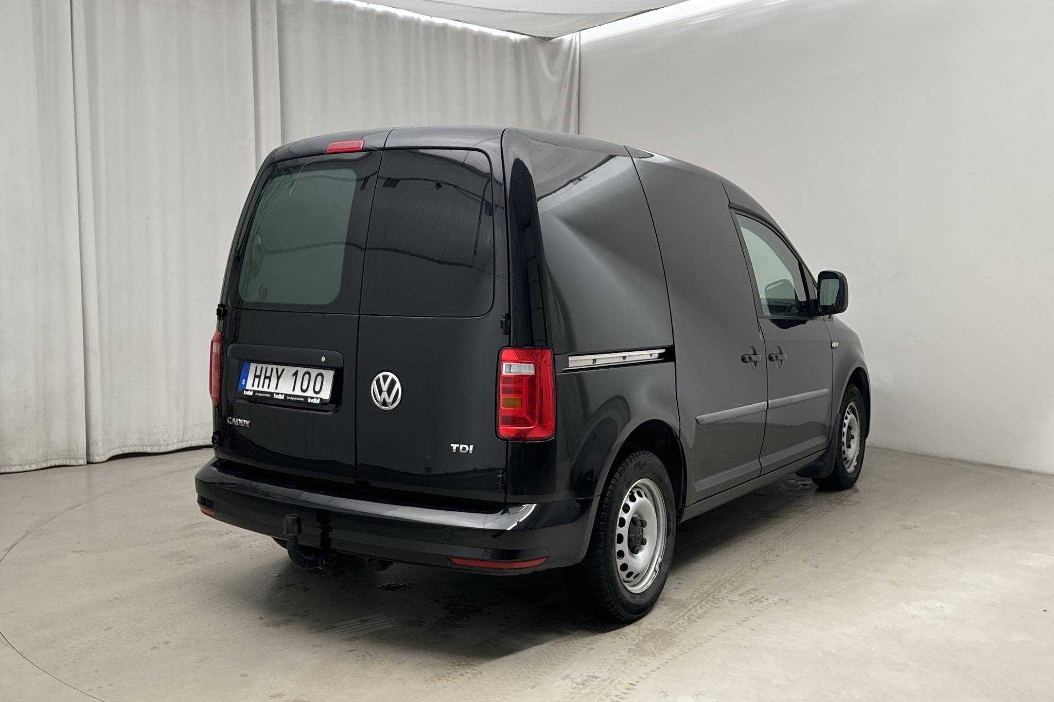 VW Caddy 2.0 TDI Skåp (102hk) - 82 590 km - Automatic - black - 2018