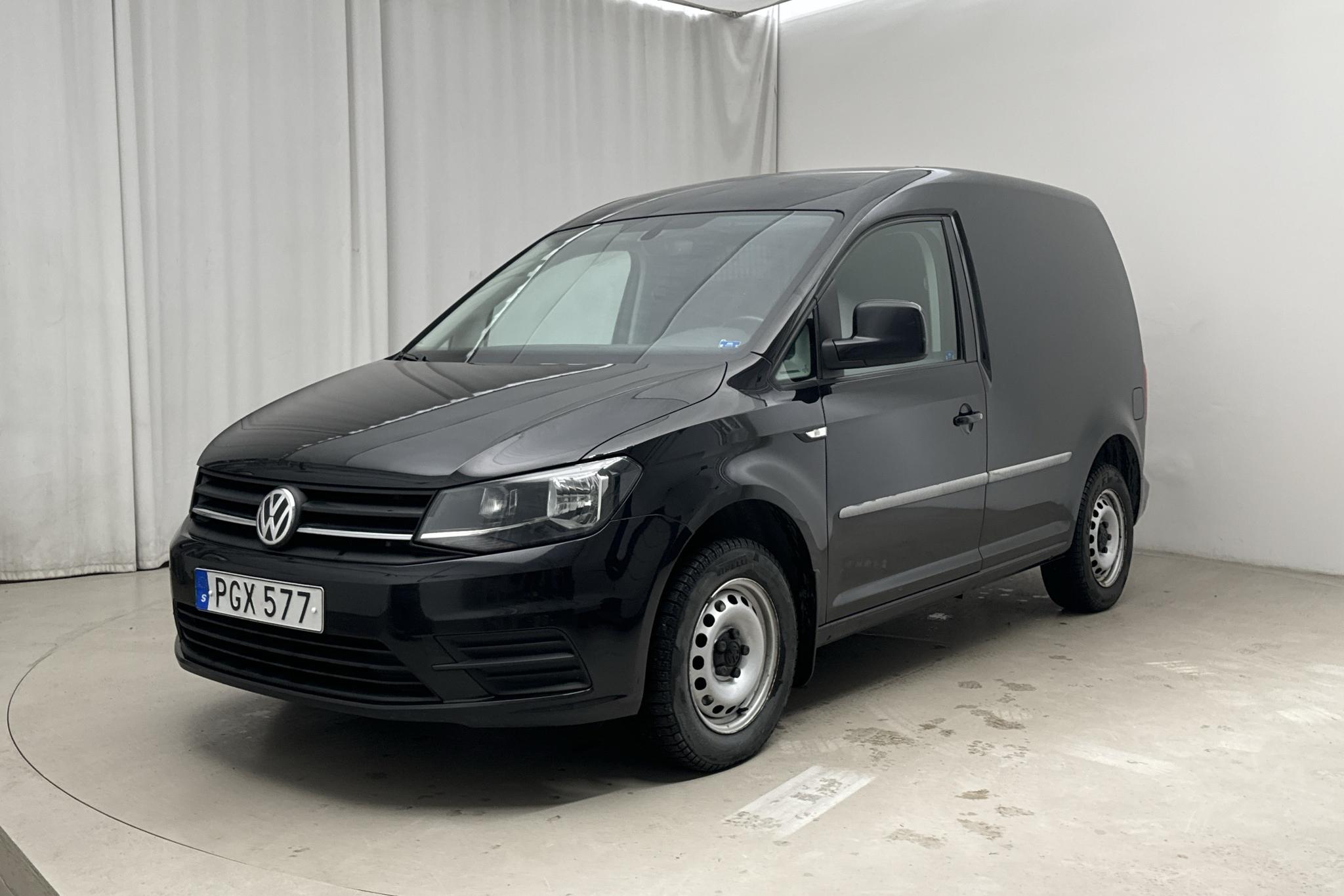 VW Caddy 2.0 TDI Skåp (102hk) - 163 450 km - Automatyczna - czarny - 2017