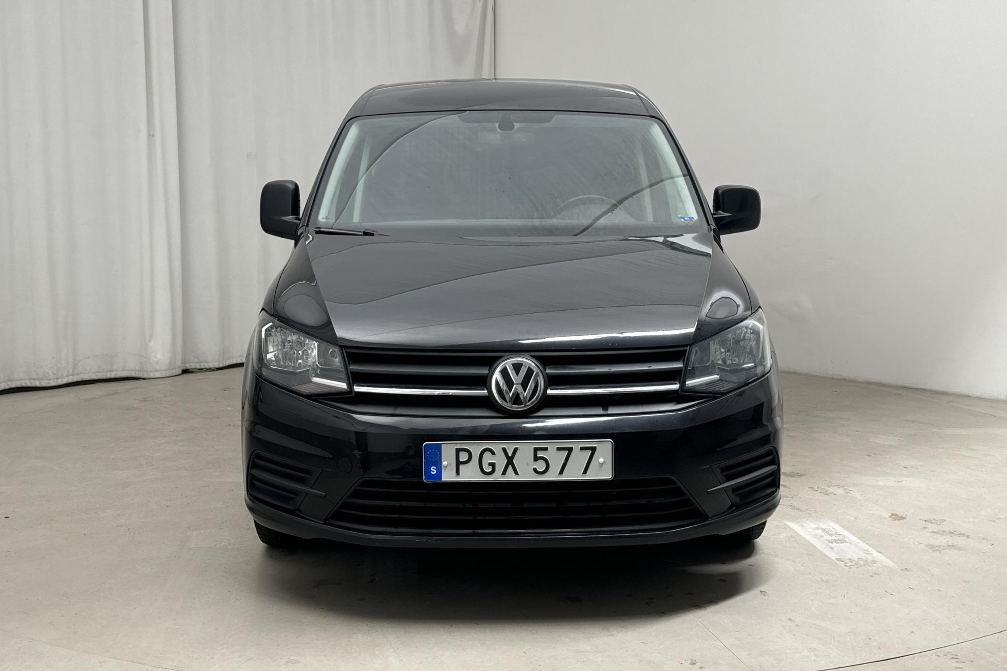 VW Caddy 2.0 TDI Skåp (102hk) - 163 450 km - Automatyczna - czarny - 2017