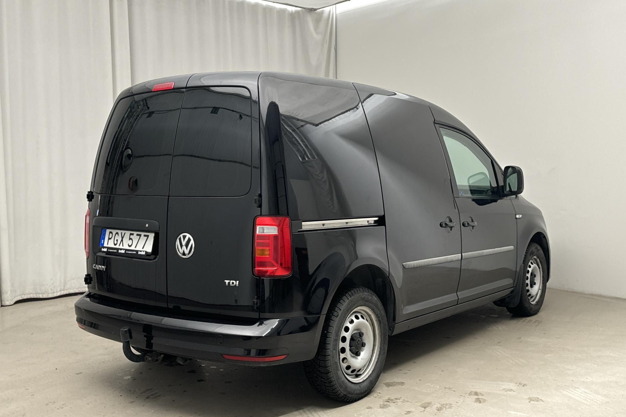 VW Caddy 2.0 TDI Skåp (102hk) - 163 450 km - Automatyczna - czarny - 2017