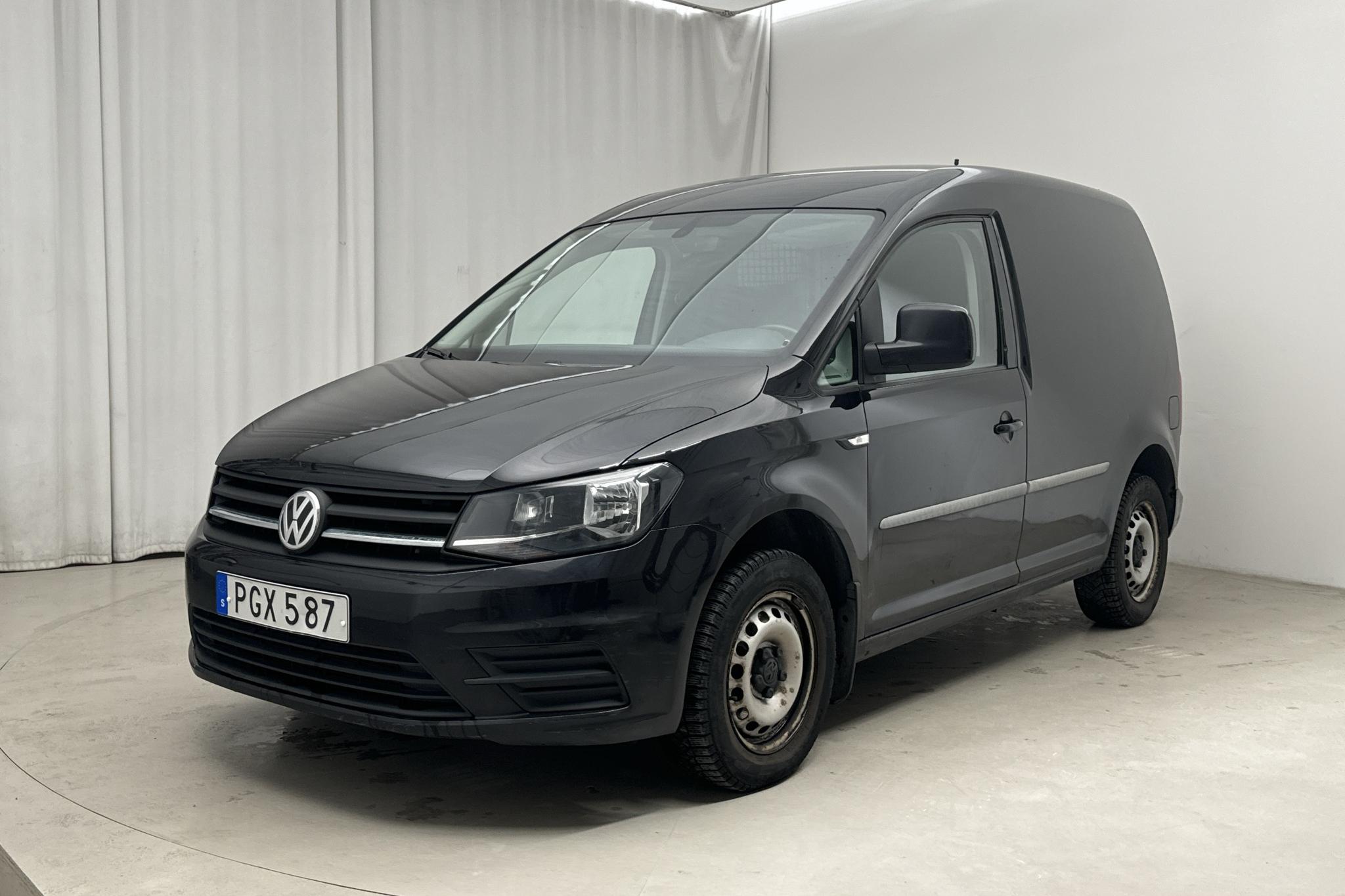 VW Caddy 2.0 TDI Skåp (102hk) - 13 912 mil - Automat - svart - 2017