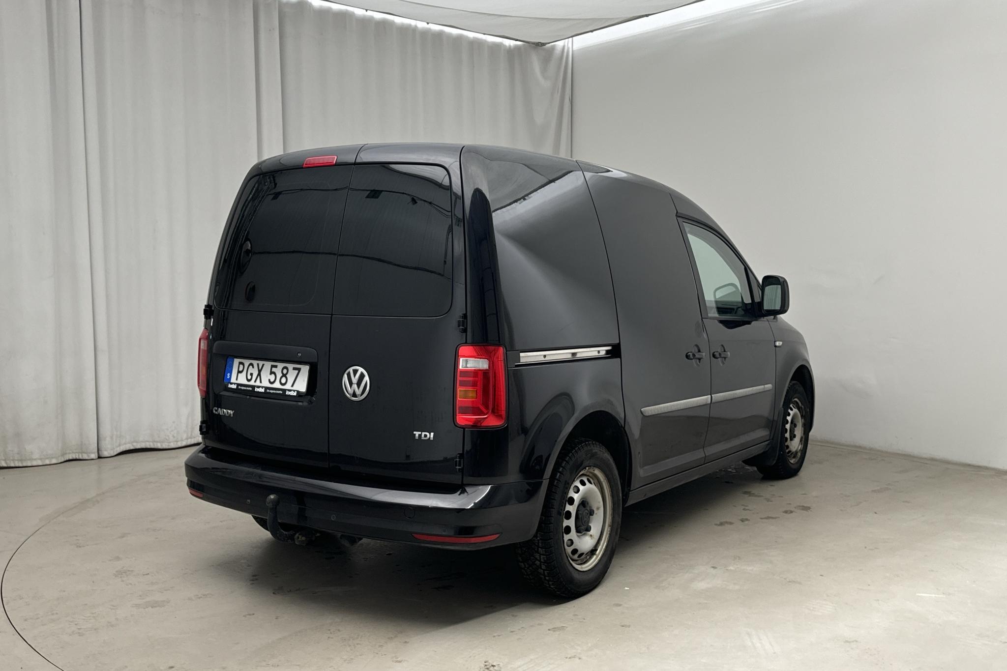 VW Caddy 2.0 TDI Skåp (102hk) - 13 912 mil - Automat - svart - 2017