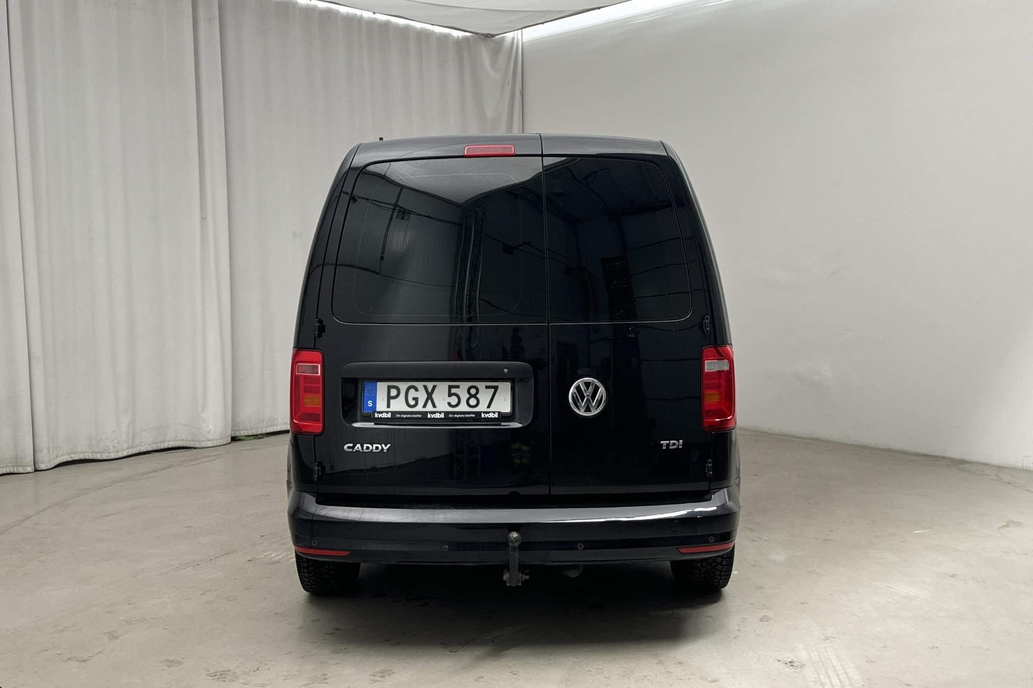 VW Caddy 2.0 TDI Skåp (102hk) - 13 912 mil - Automat - svart - 2017