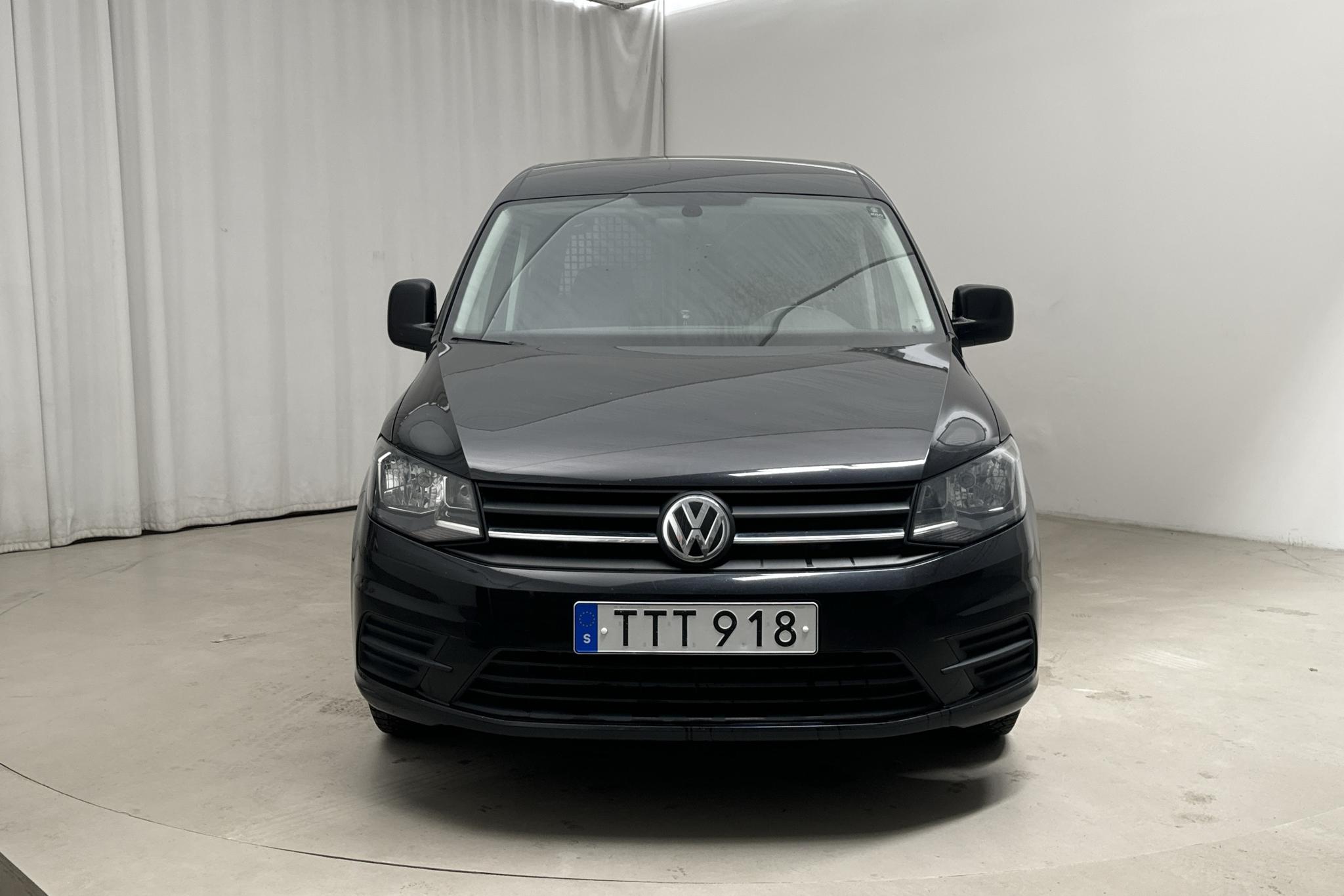 VW Caddy 2.0 TDI Skåp (102hk) - 106 270 km - Automatic - black - 2018