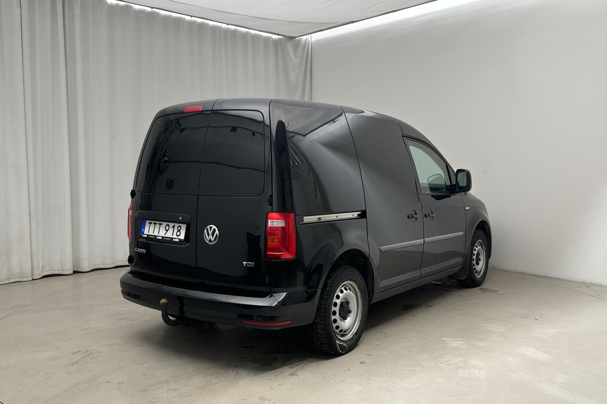 VW Caddy 2.0 TDI Skåp (102hk) - 106 270 km - Automatic - black - 2018