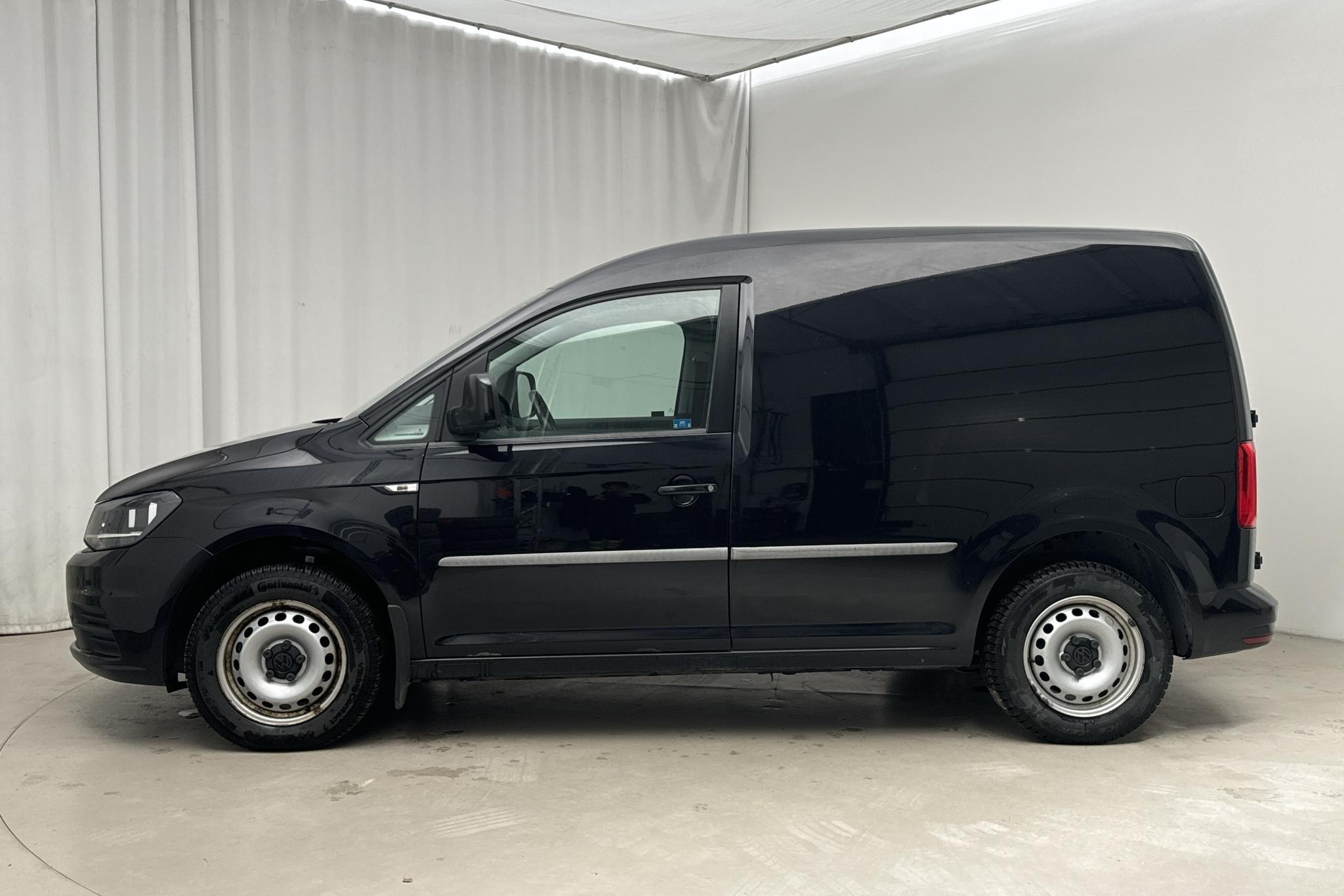 VW Caddy 2.0 TDI Skåp (102hk) - 106 270 km - Automatic - black - 2018