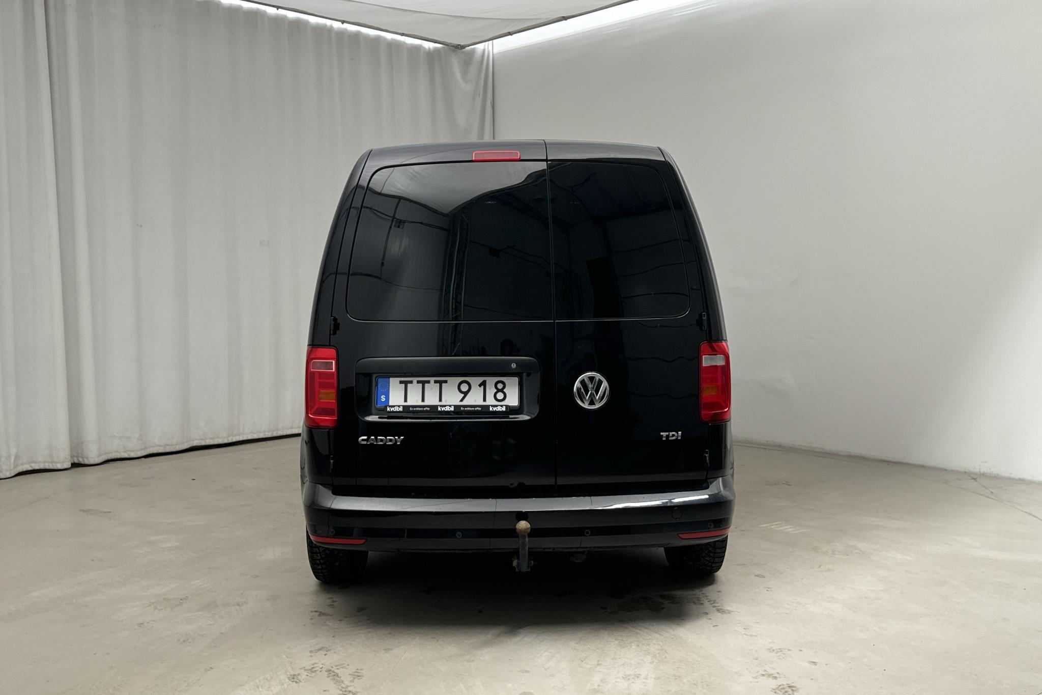 VW Caddy 2.0 TDI Skåp (102hk) - 106 270 km - Automatic - black - 2018