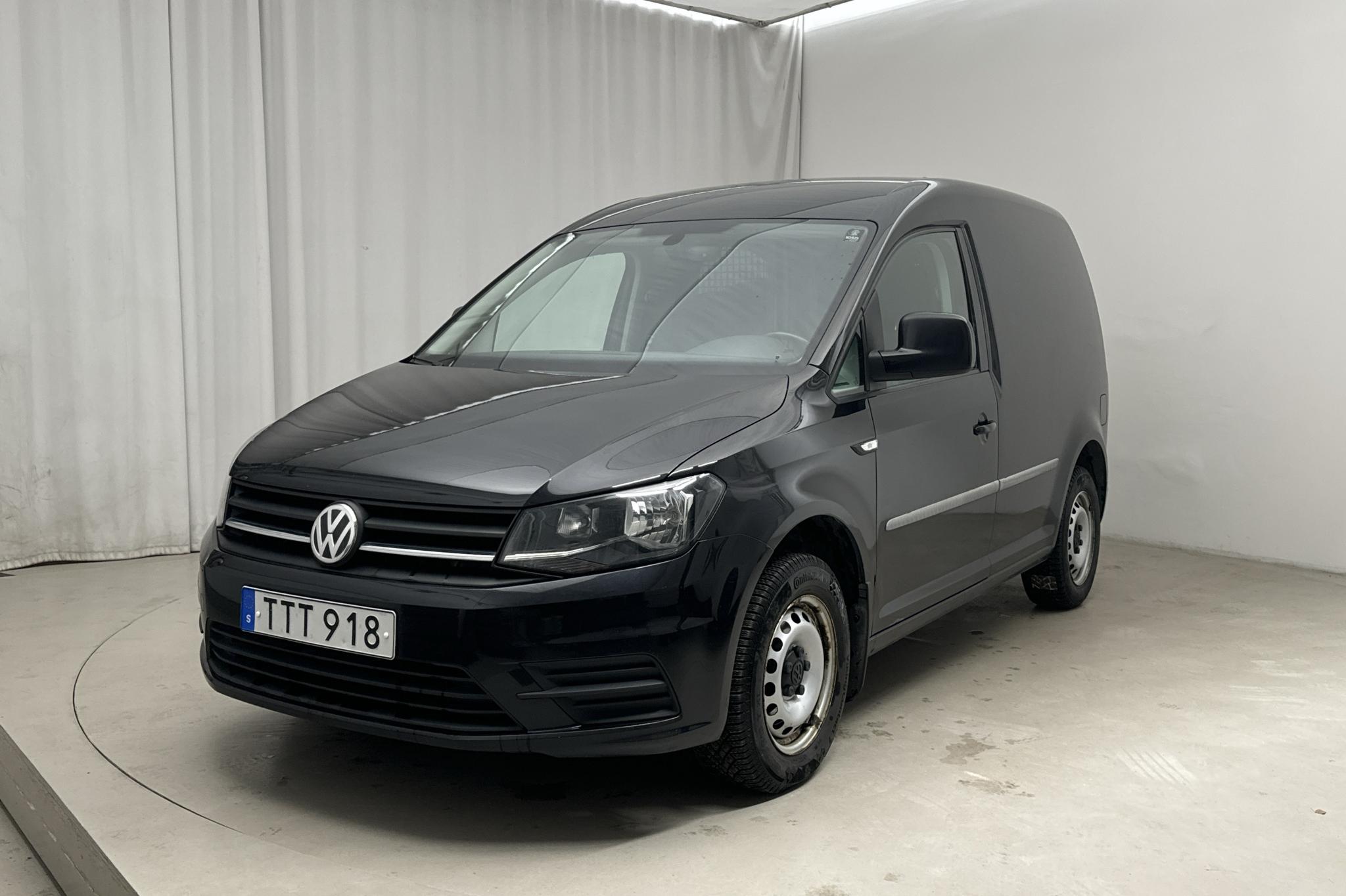 VW Caddy 2.0 TDI Skåp (102hk) - 106 270 km - Automatic - black - 2018