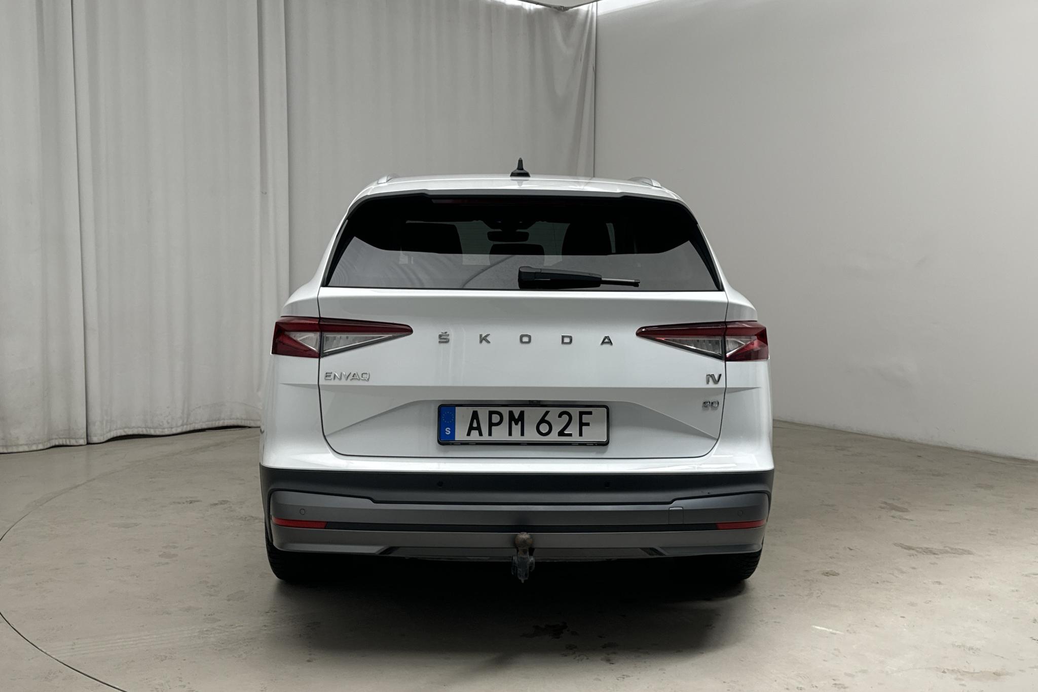 Skoda Enyaq 80 iV (204hk) - 7 403 mil - Automat - vit - 2022