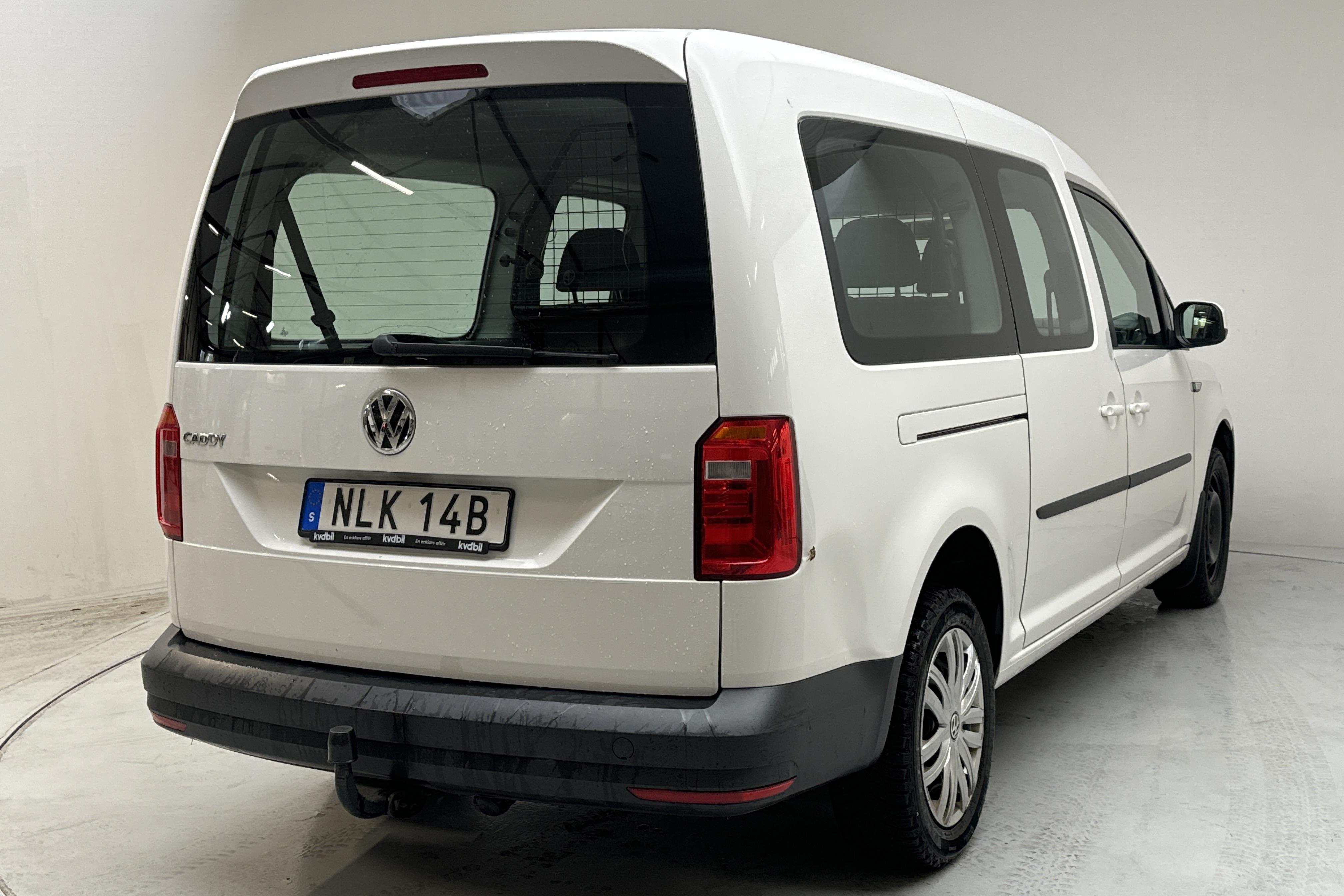 VW Caddy 2.0 TDI Maxi Life (102hk) - 72 900 km - Automaattinen - valkoinen - 2019