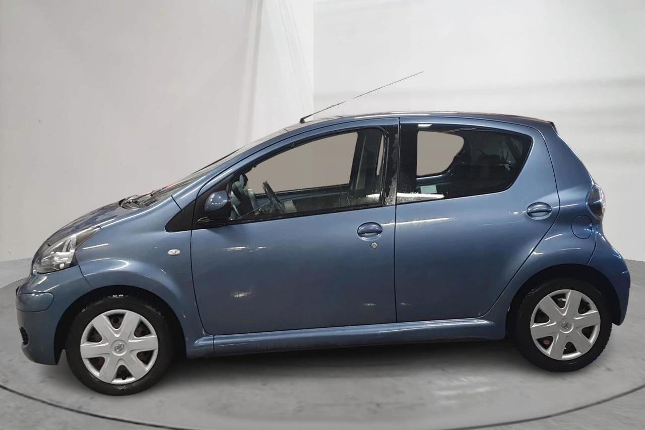 Toyota Aygo 1.0 VVT-i 5dr (68hk) - 104 430 km - Manualna - niebieski - 2010