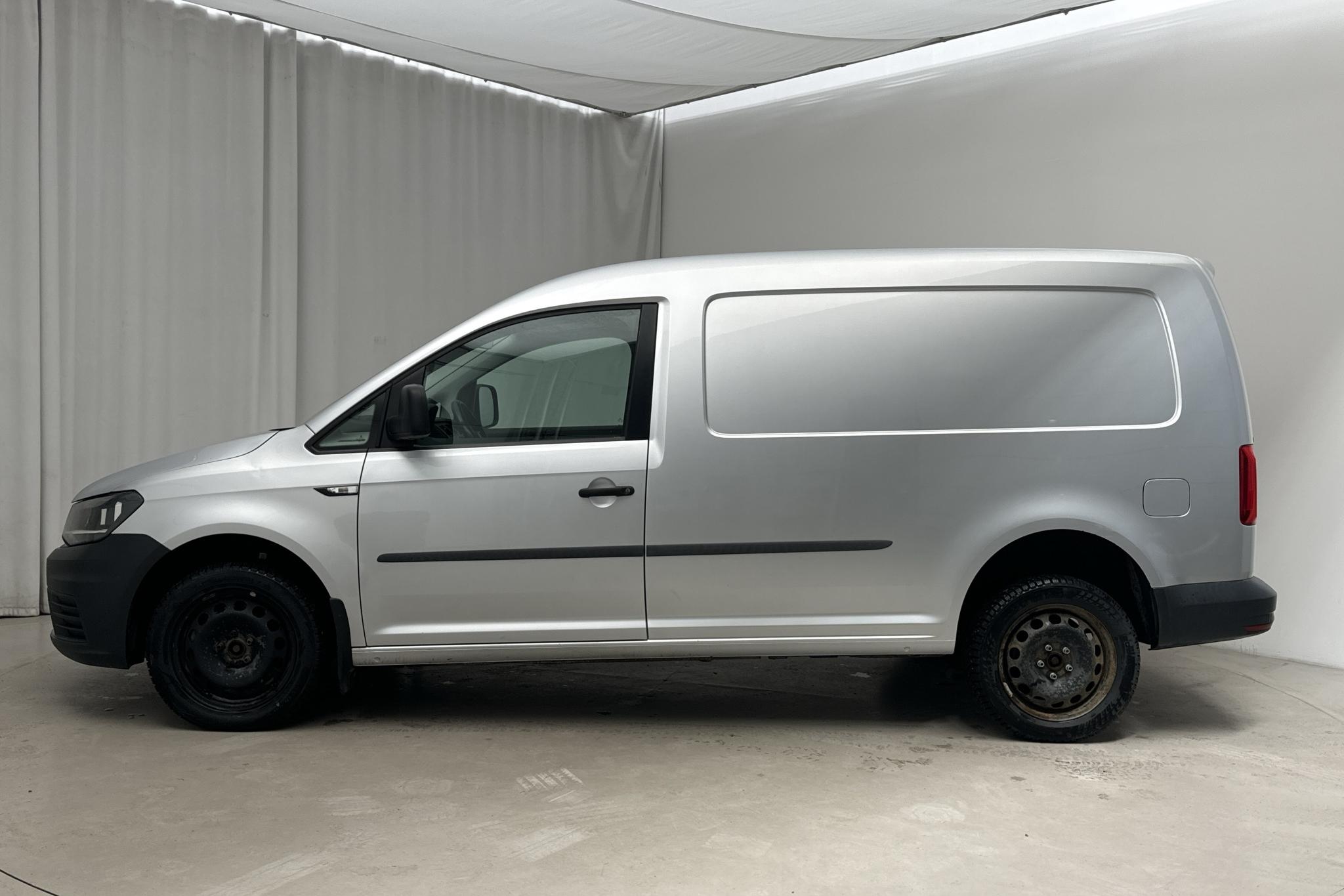 VW Caddy 2.0 TDI Maxi Skåp 4MOTION (140hk) - 188 040 km - Automatyczna - srebro - 2016