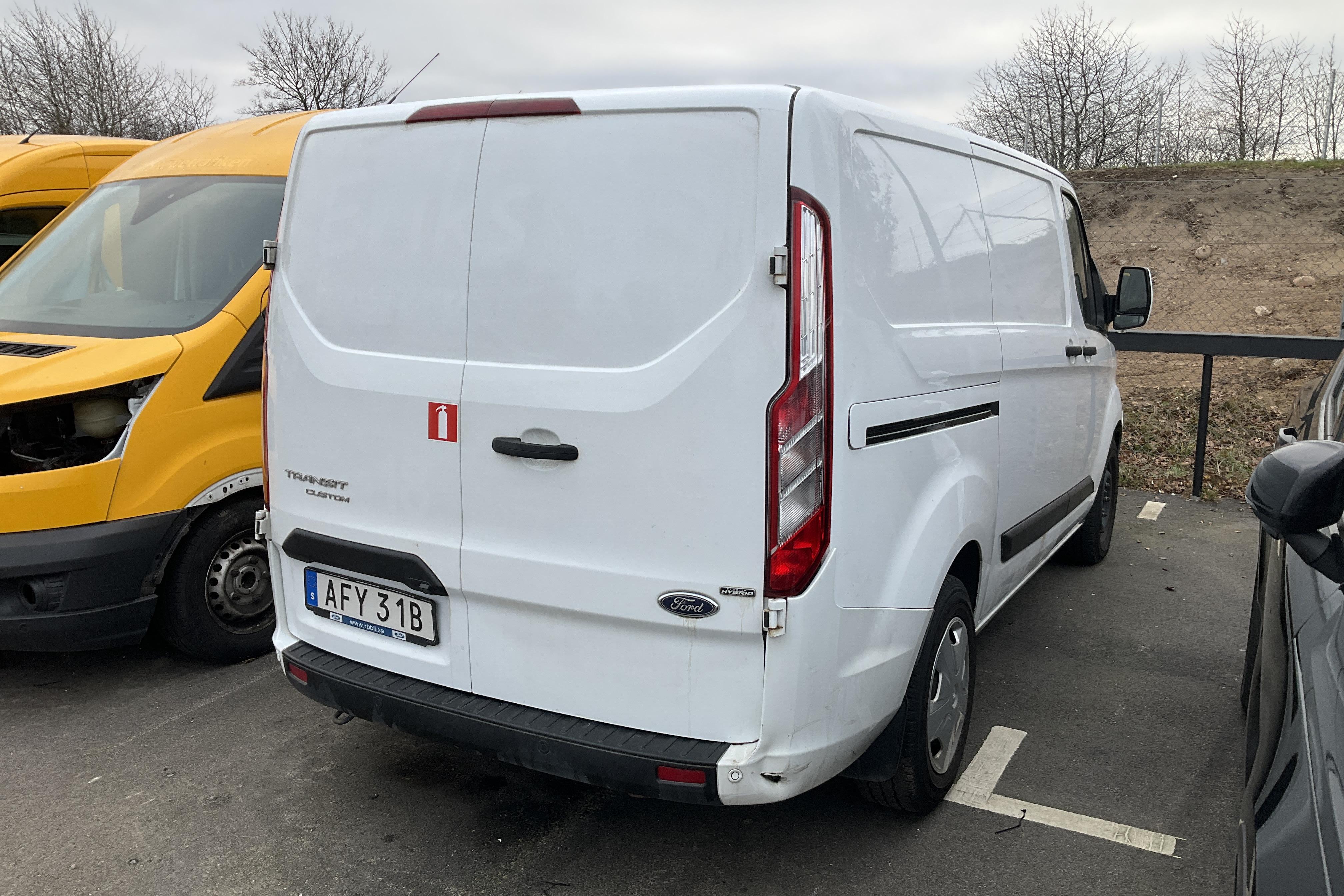 Ford Transit Custom 340 PHEV (120hk) - 12 667 mil - Automat - vit - 2020