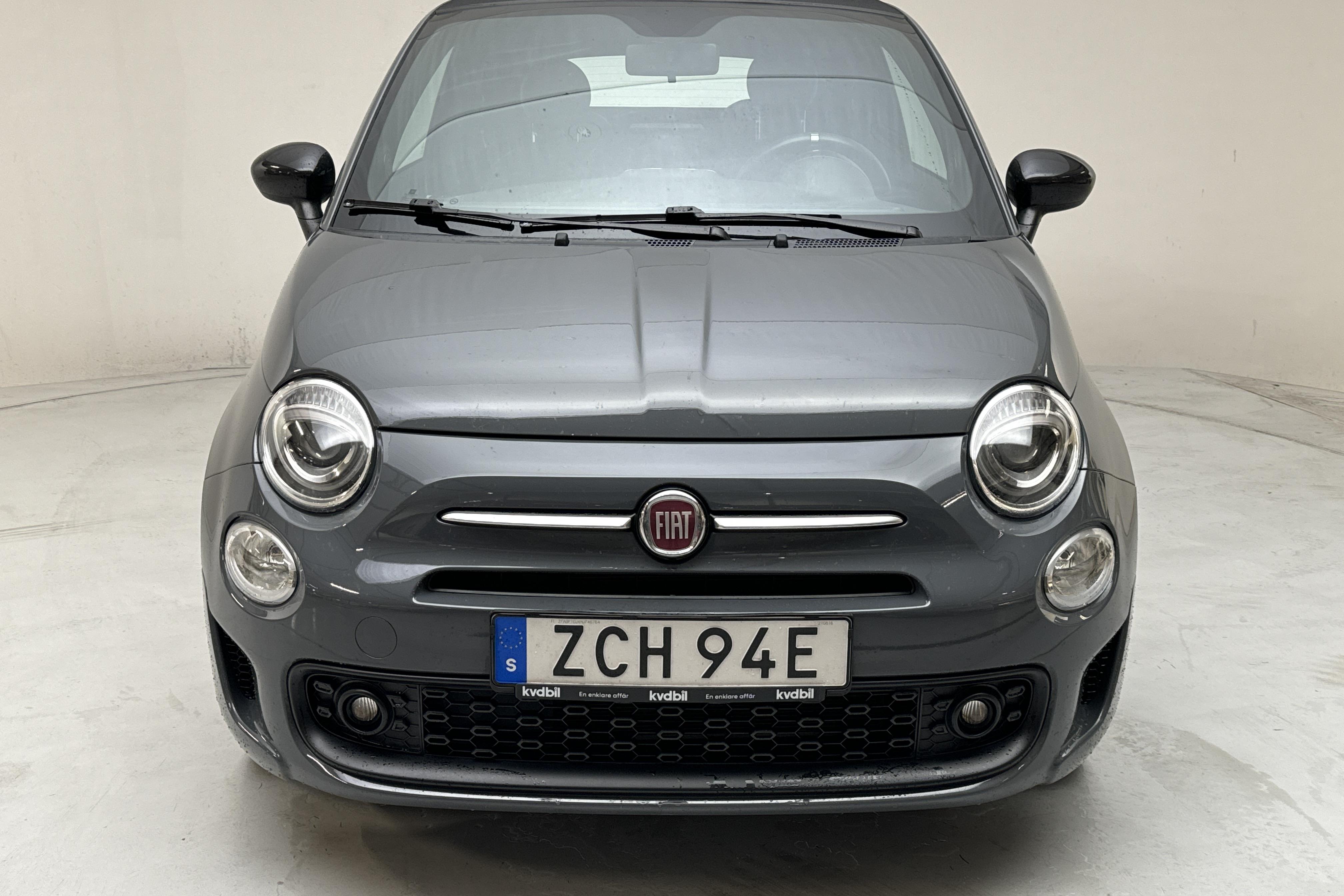 Fiat 500 Hybrid Cab (70hk) - 59 630 km - Käsitsi - hall - 2021