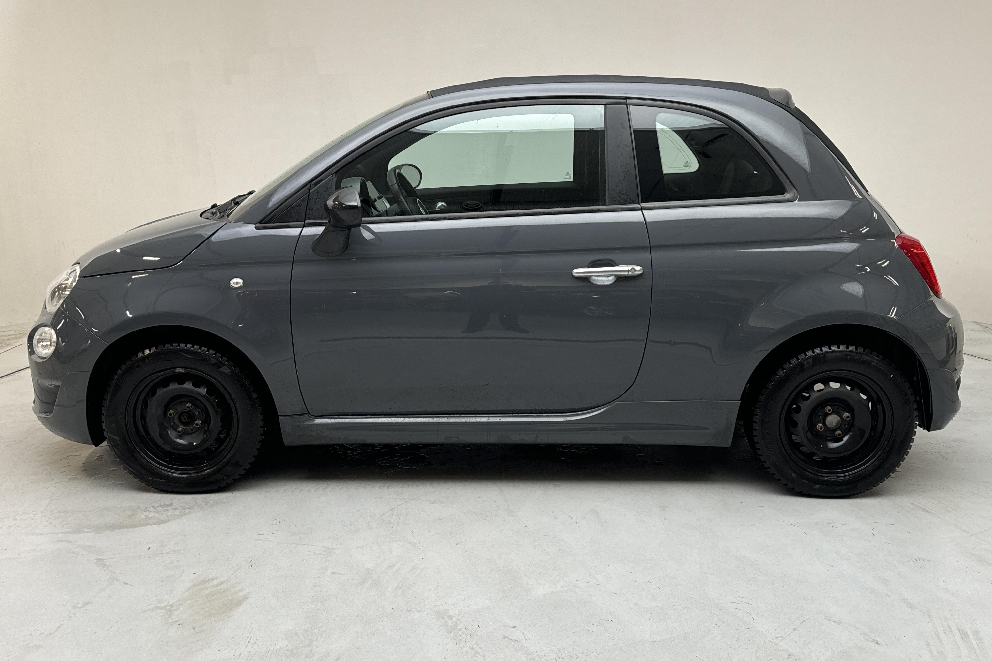 Fiat 500 Hybrid Cab (70hk) - 59 630 km - Käsitsi - hall - 2021