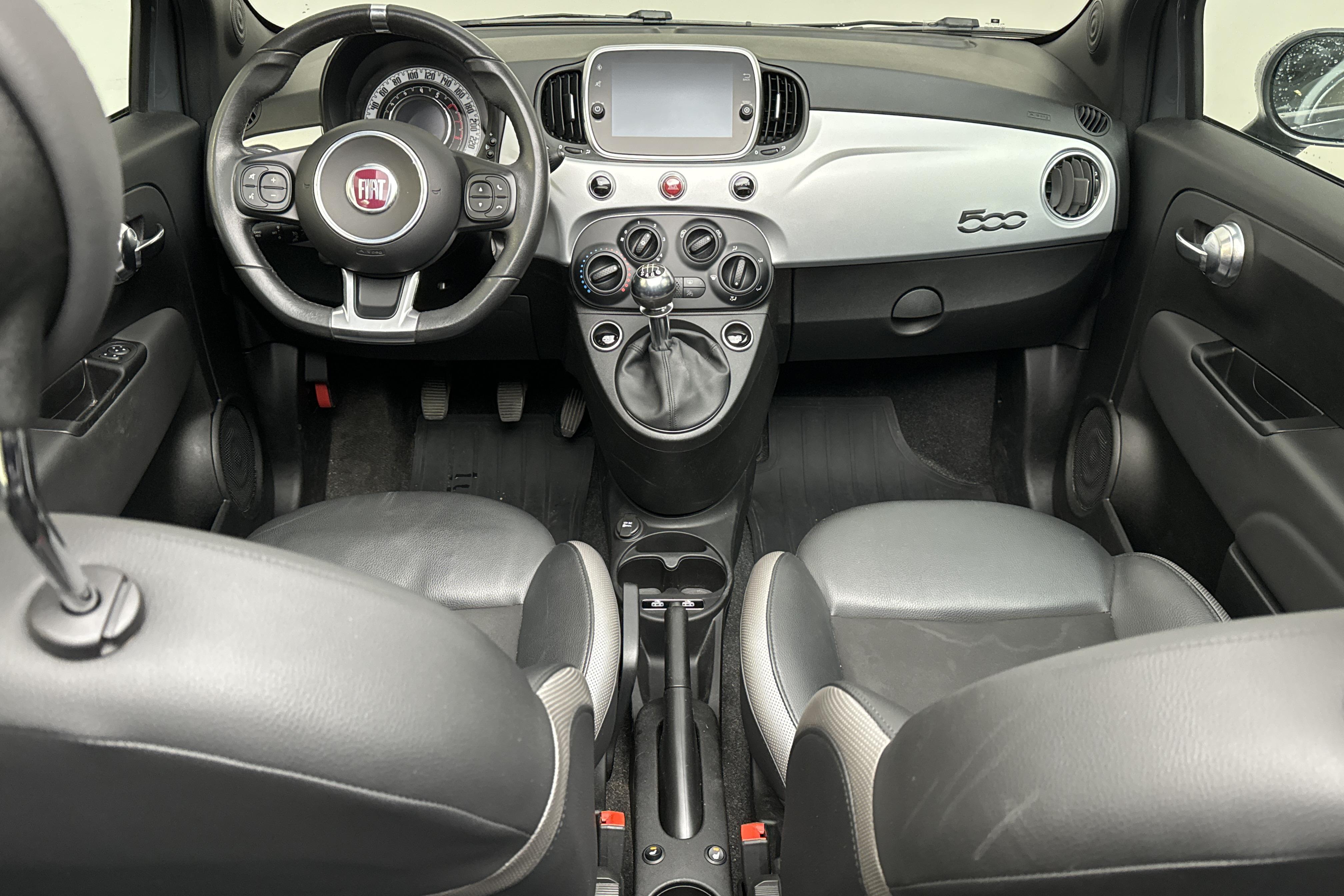 Fiat 500 Hybrid Cab (70hk) - 59 630 km - Käsitsi - hall - 2021