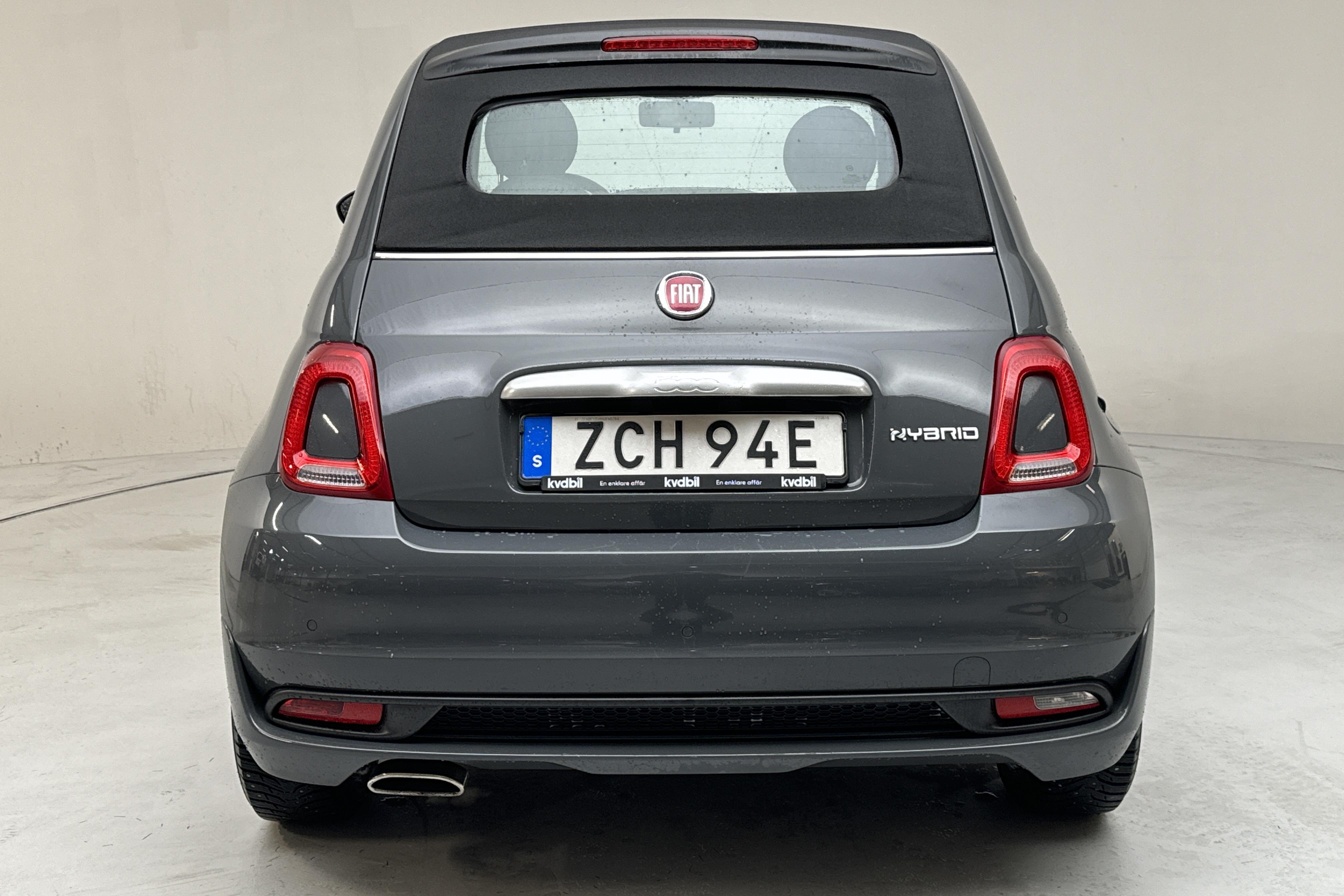 Fiat 500 Hybrid Cab (70hk) - 59 630 km - Käsitsi - hall - 2021