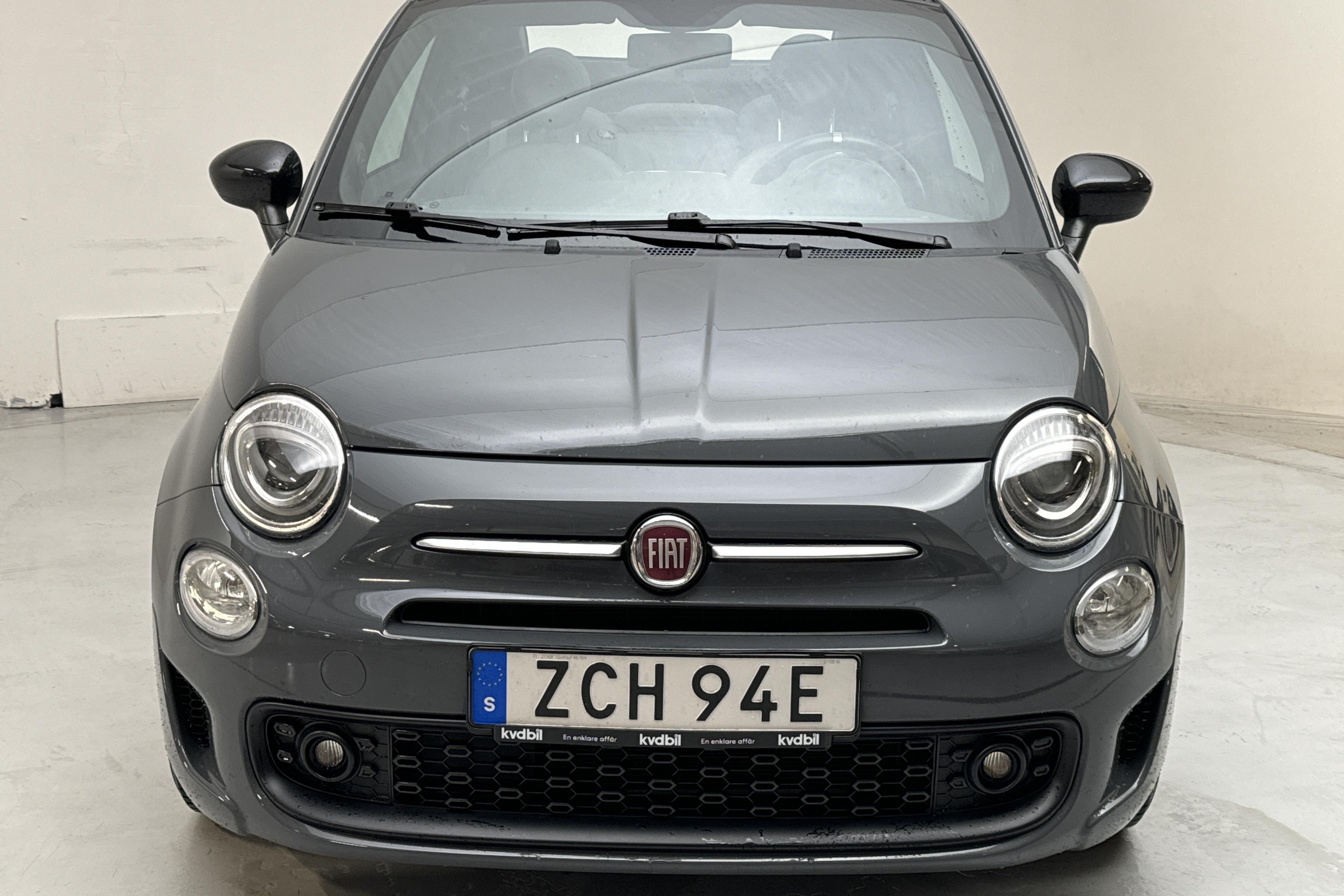 Fiat 500 Hybrid Cab (70hk) - 59 630 km - Käsitsi - hall - 2021