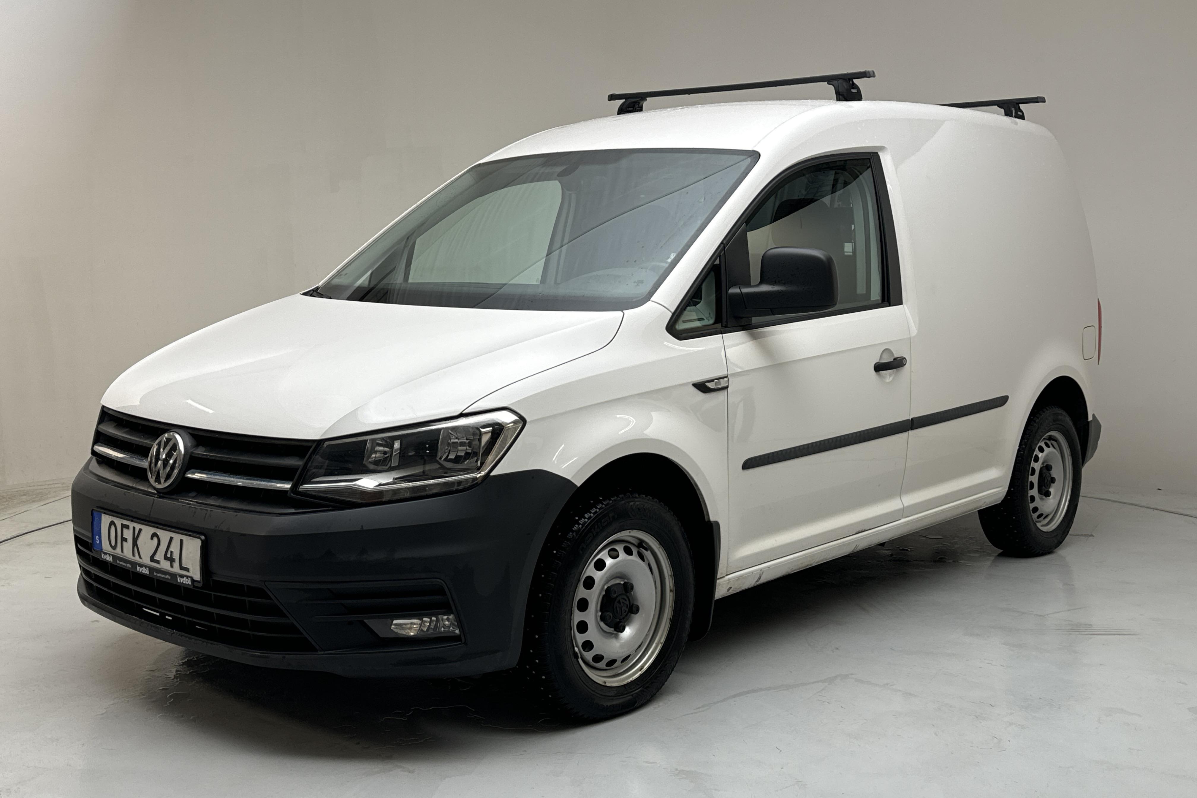 VW Caddy 2.0 TDI Skåp (75hk) - 65 910 km - Käsitsi - valge - 2020