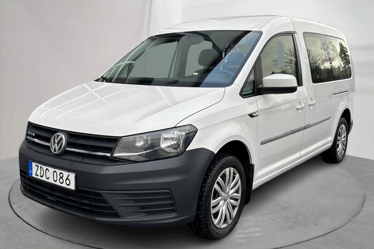 VW Caddy Maxi Life 1.4 TGI (110hk) - 20 014 mil - Automat - vit - 2018