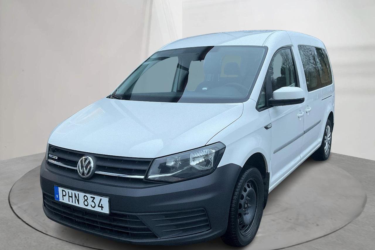 VW Caddy Maxi Life 1.4 TGI (110hk) - 24 478 mil - Automat - vit - 2017