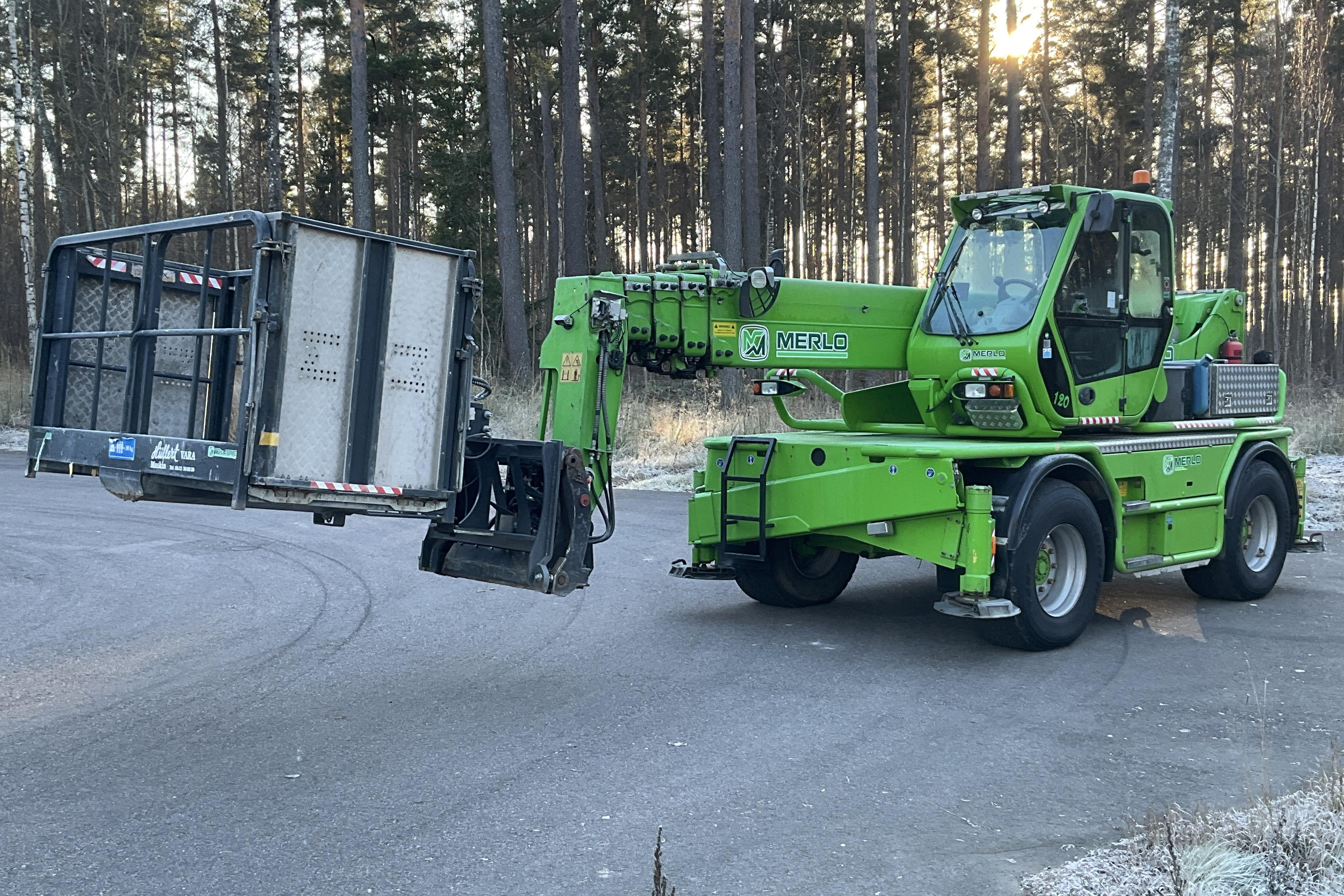 Merlo Roto 40.26 MCSS teleskoplastare personkorg , gafflar och kranarm -  - 2018