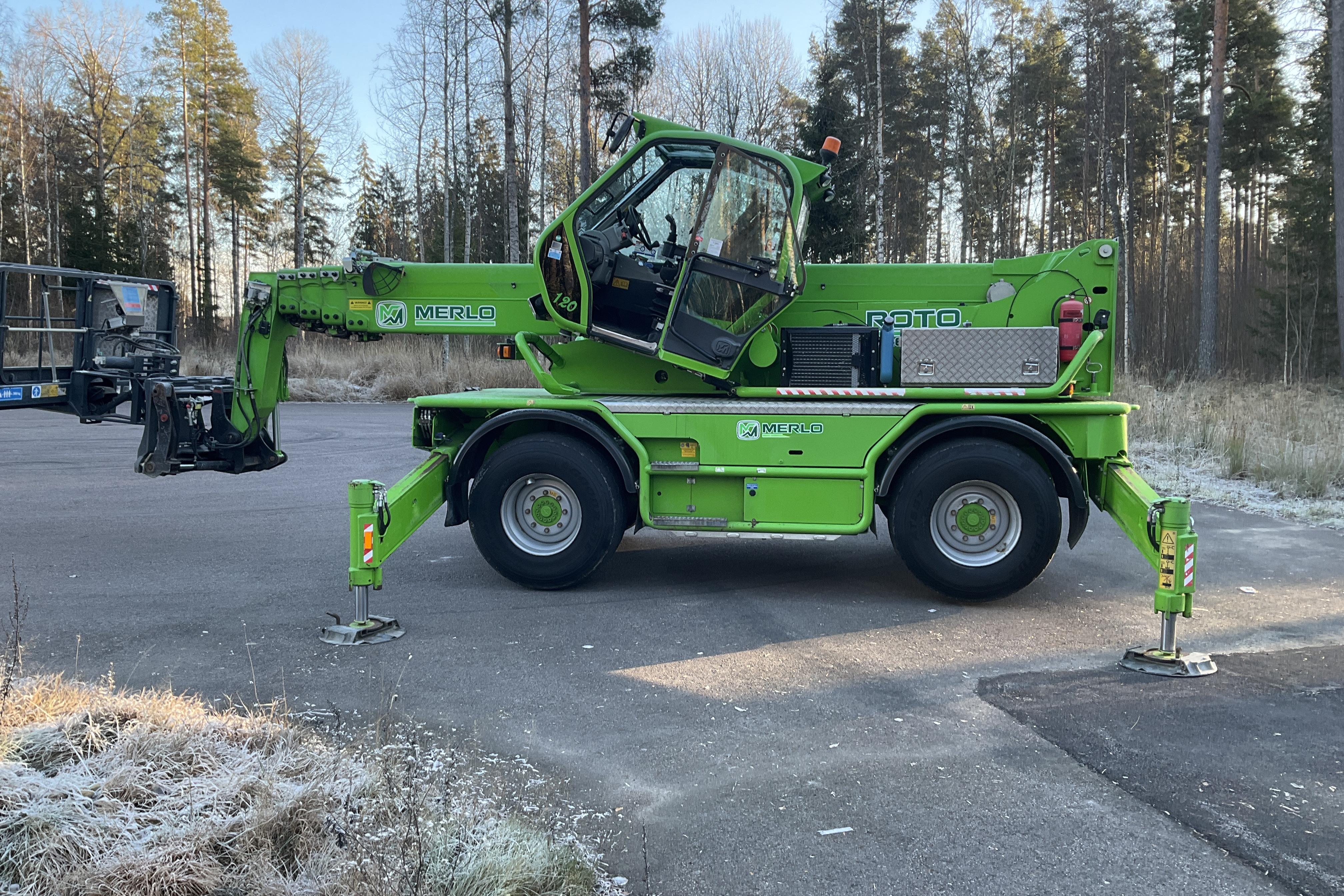 Merlo Roto 40.26 MCSS teleskoplastare personkorg , gafflar och kranarm -  - 2018