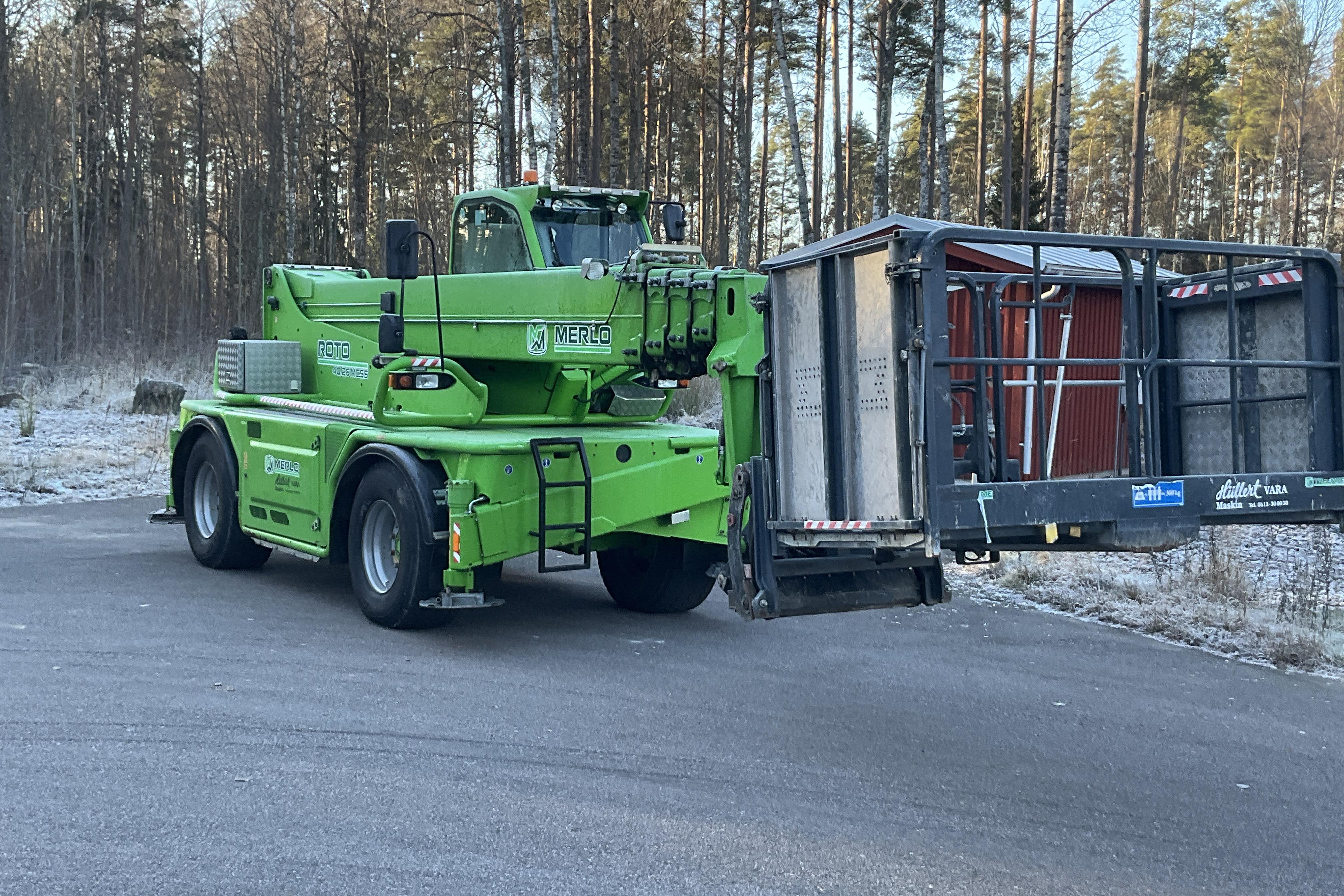 Merlo Roto 40.26 MCSS teleskoplastare personkorg , gafflar och kranarm -  - 2018