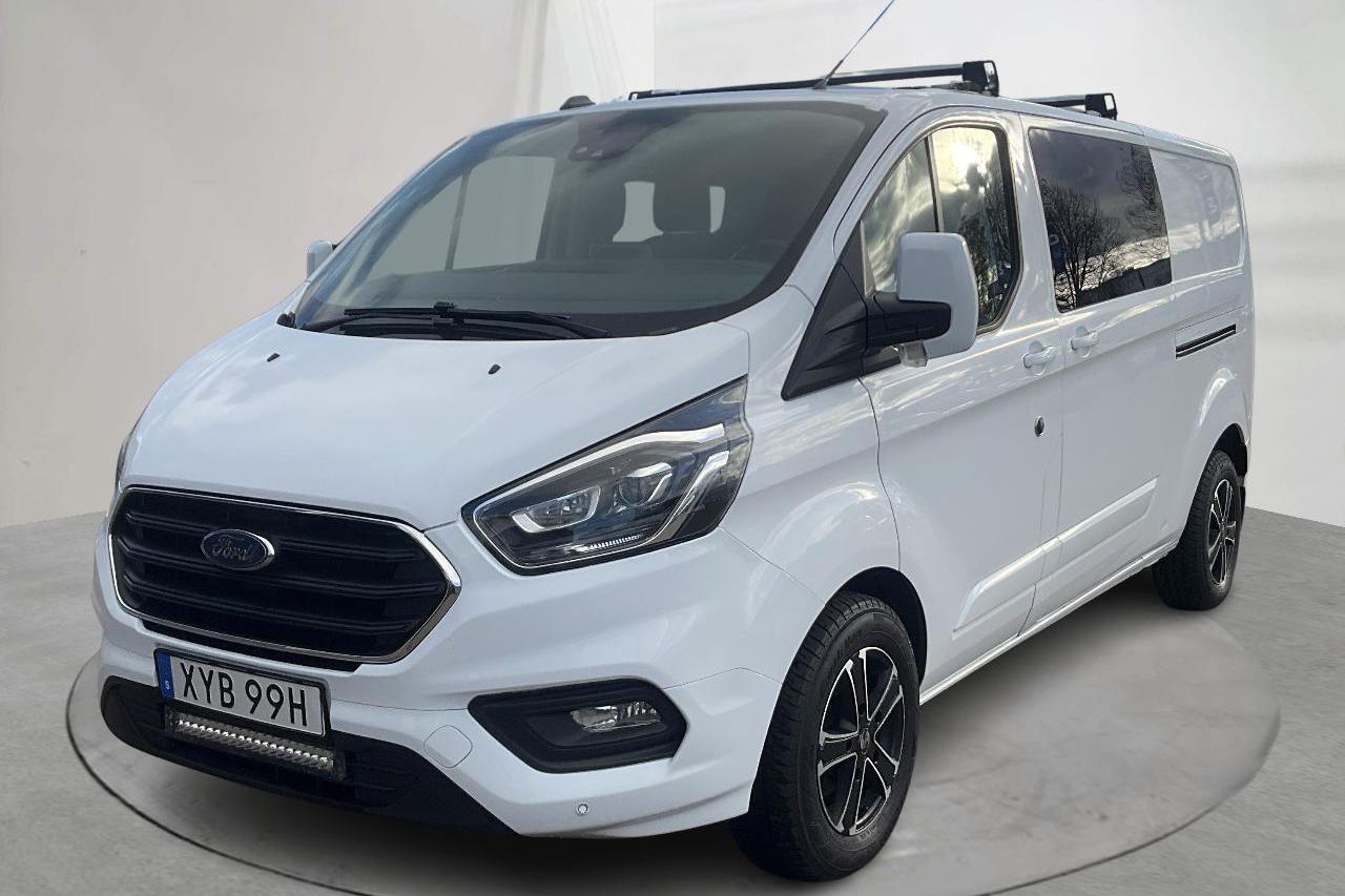 Ford Transit Custom Crew 340 (170hk) - 116 530 km - Automatyczna - biały - 2021