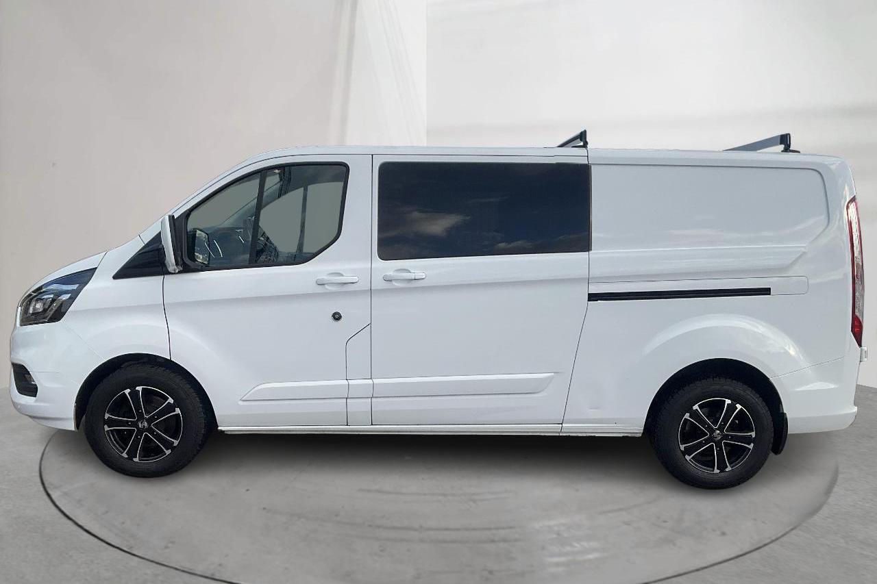 Ford Transit Custom Crew 340 (170hk) - 116 530 km - Automatyczna - biały - 2021