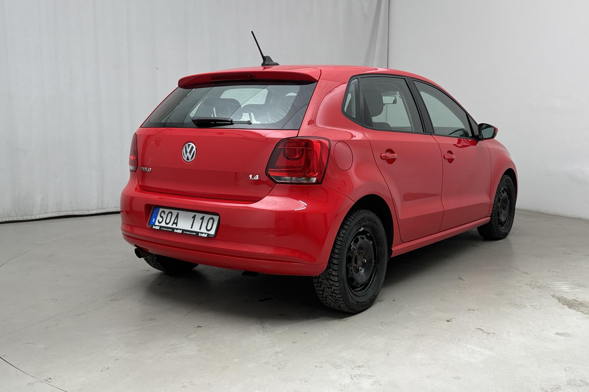 VW Polo 1.4 5dr (85hk) - 94 040 km - Manual - red - 2014