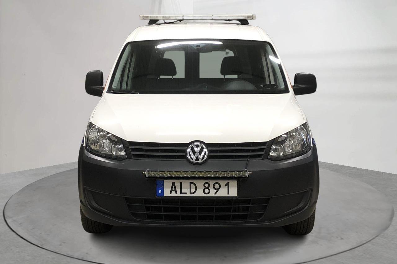 VW Caddy 1.6 TDI Maxi Skåp (102hk) - 14 090 mil - Manuell - vit - 2014