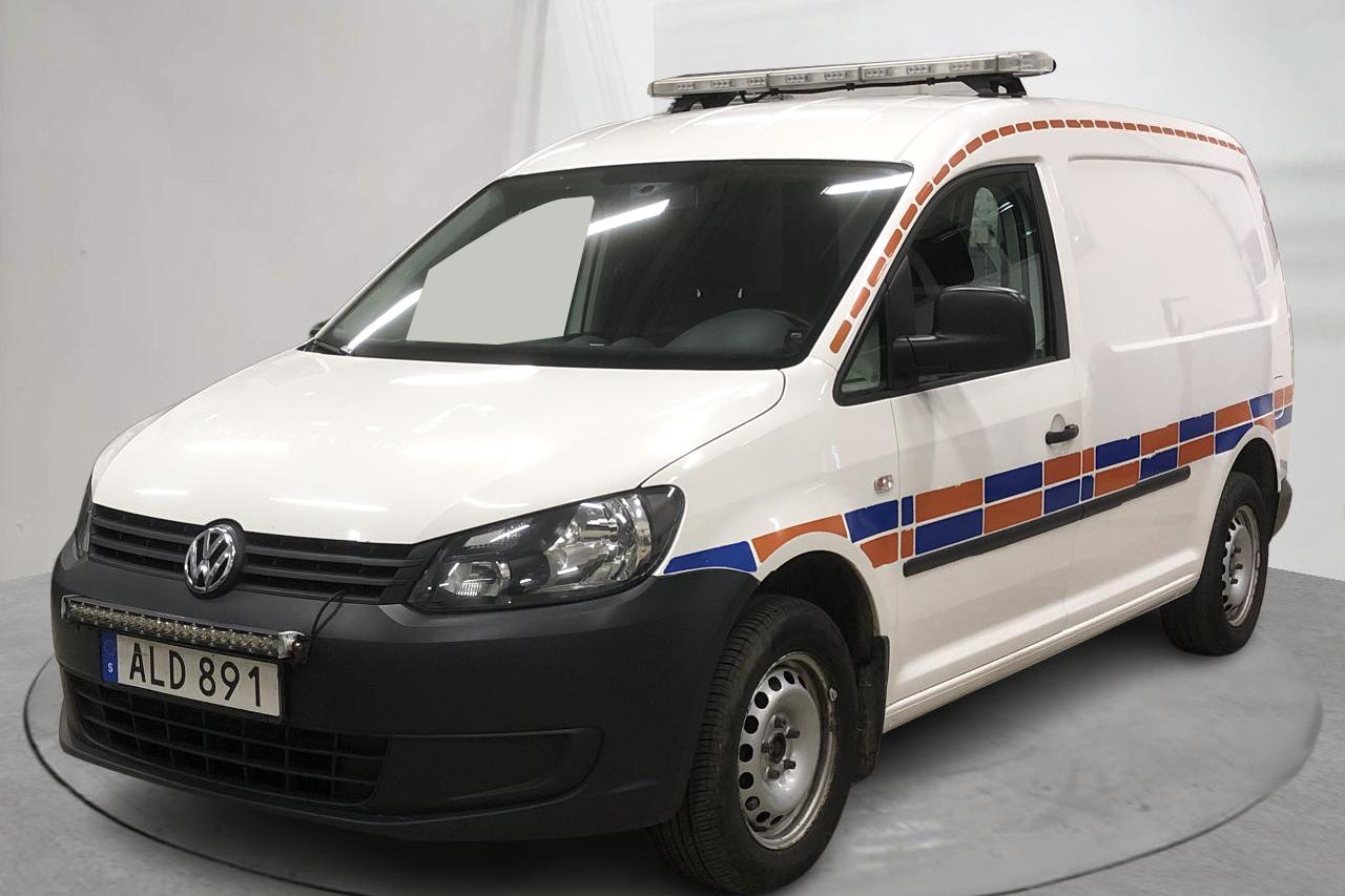 VW Caddy 1.6 TDI Maxi Skåp (102hk) - 14 090 mil - Manuell - vit - 2014