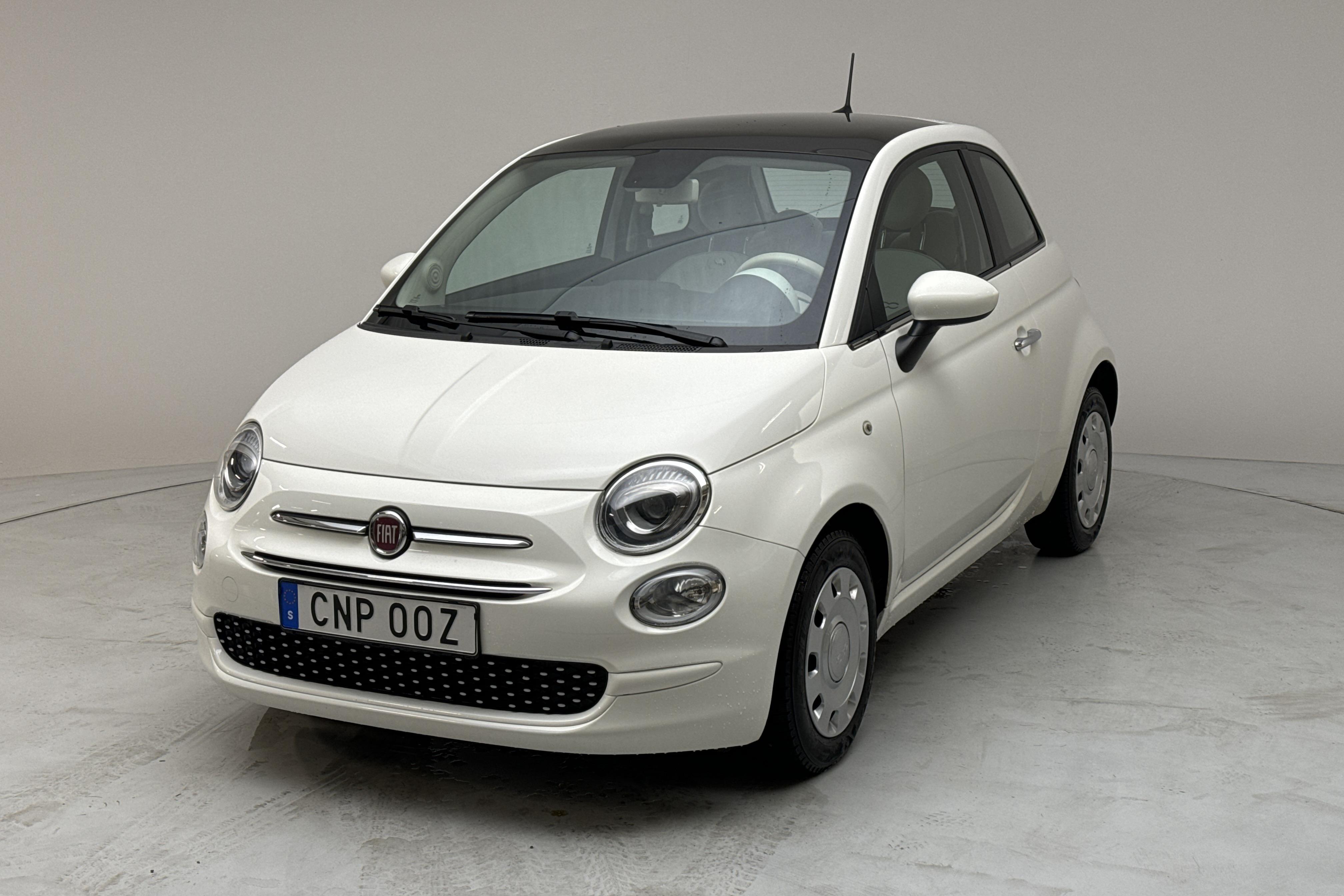 Fiat 500 1.2 (69hk) - 43 180 km - Manual - white - 2020