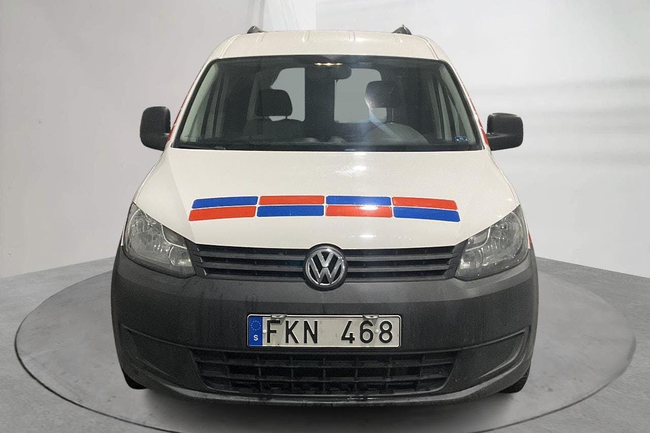 VW Caddy 2.0 Ecofuel Maxi Skåp (109hk) - 13 629 mil - Manuell - vit - 2013