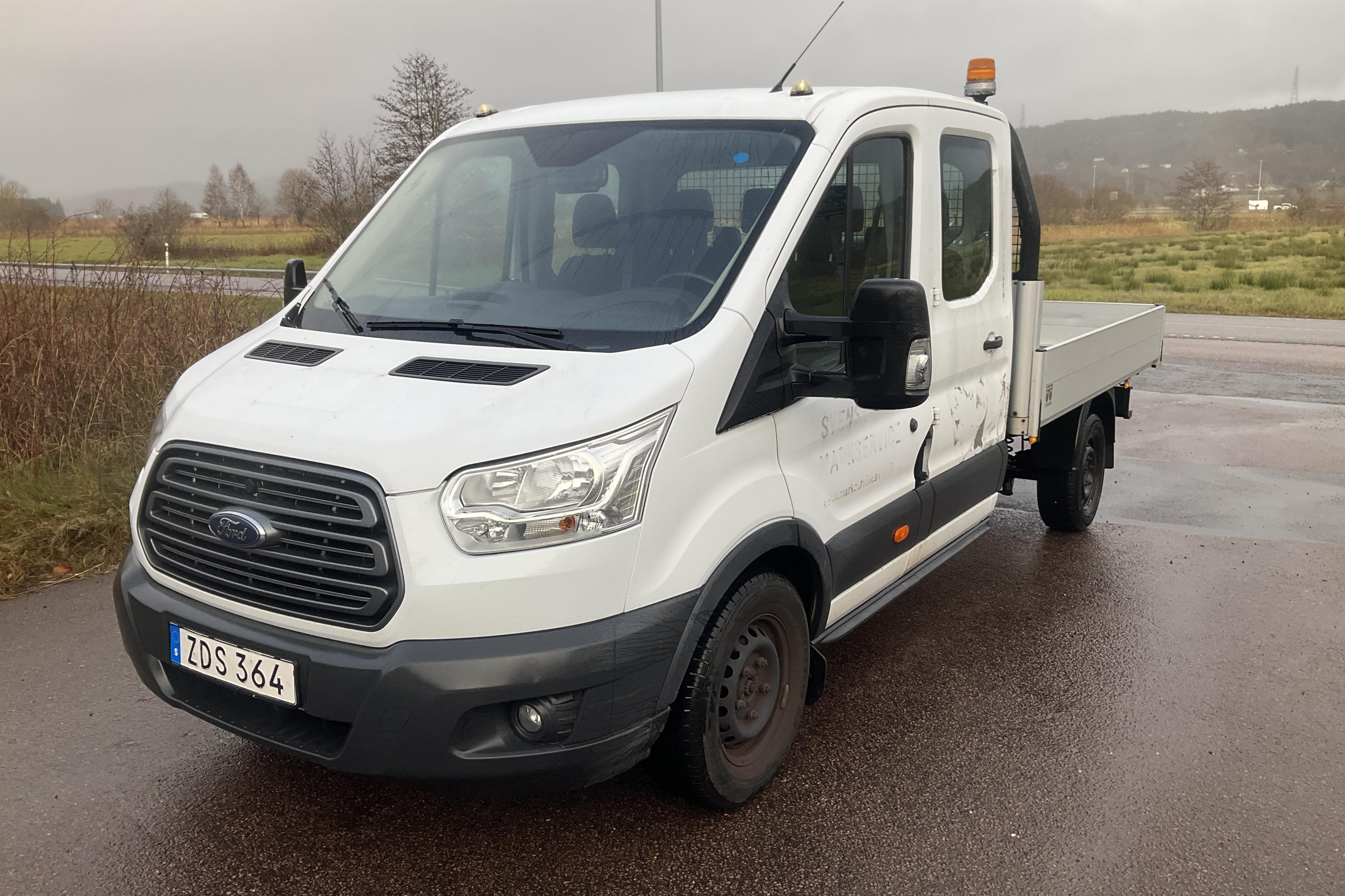 Ford Transit Chassi 350 2.0 TDCi 2WD (130hk) - 42 600 km - Manual - white - 2018