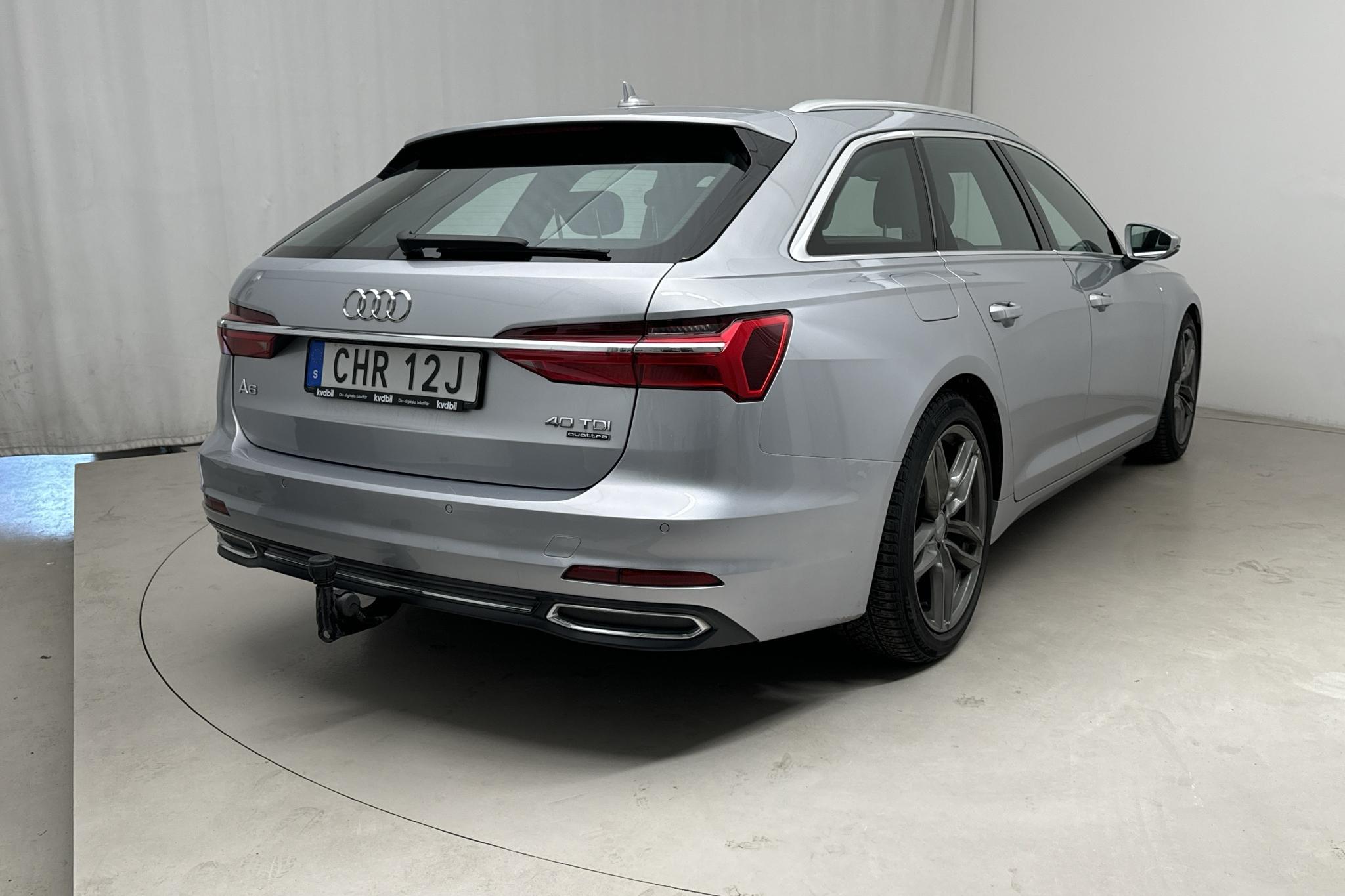 Audi A6 Avant 40 TDI quattro (204hk) - 9 599 mil - Automat - silver - 2019