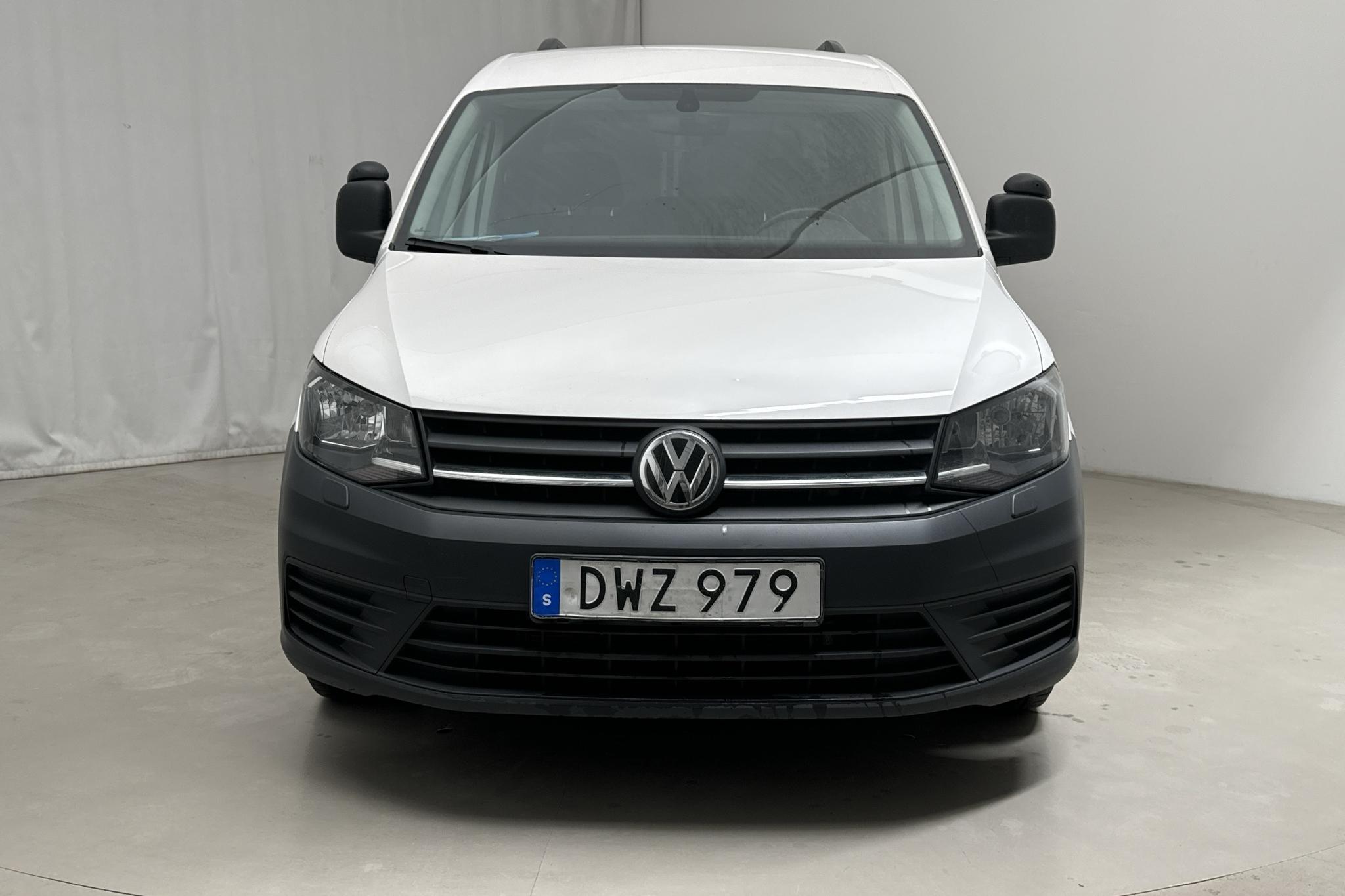 VW Caddy 2.0 TDI (102hk) - 115 760 km - Automaattinen - valkoinen - 2018