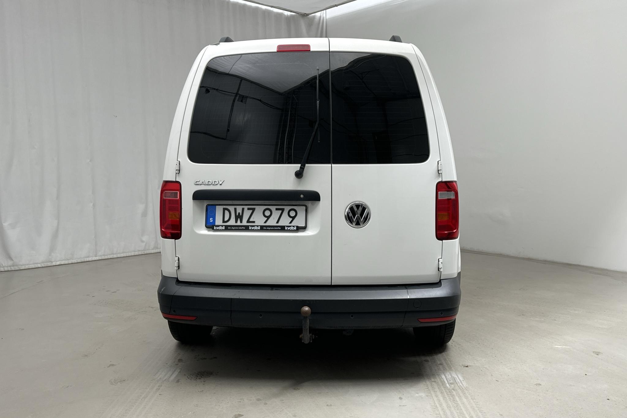 VW Caddy 2.0 TDI (102hk) - 115 760 km - Automaattinen - valkoinen - 2018