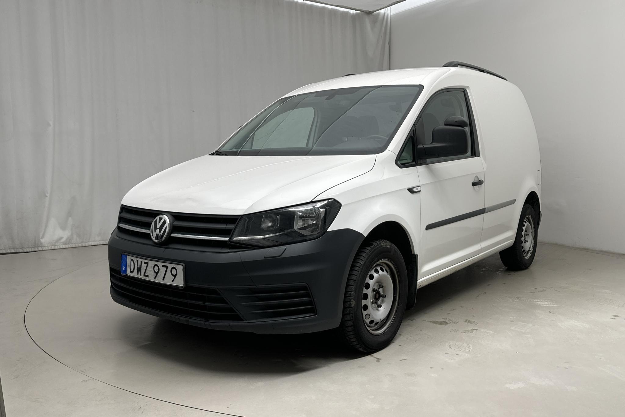 VW Caddy 2.0 TDI (102hk) - 115 760 km - Automaattinen - valkoinen - 2018