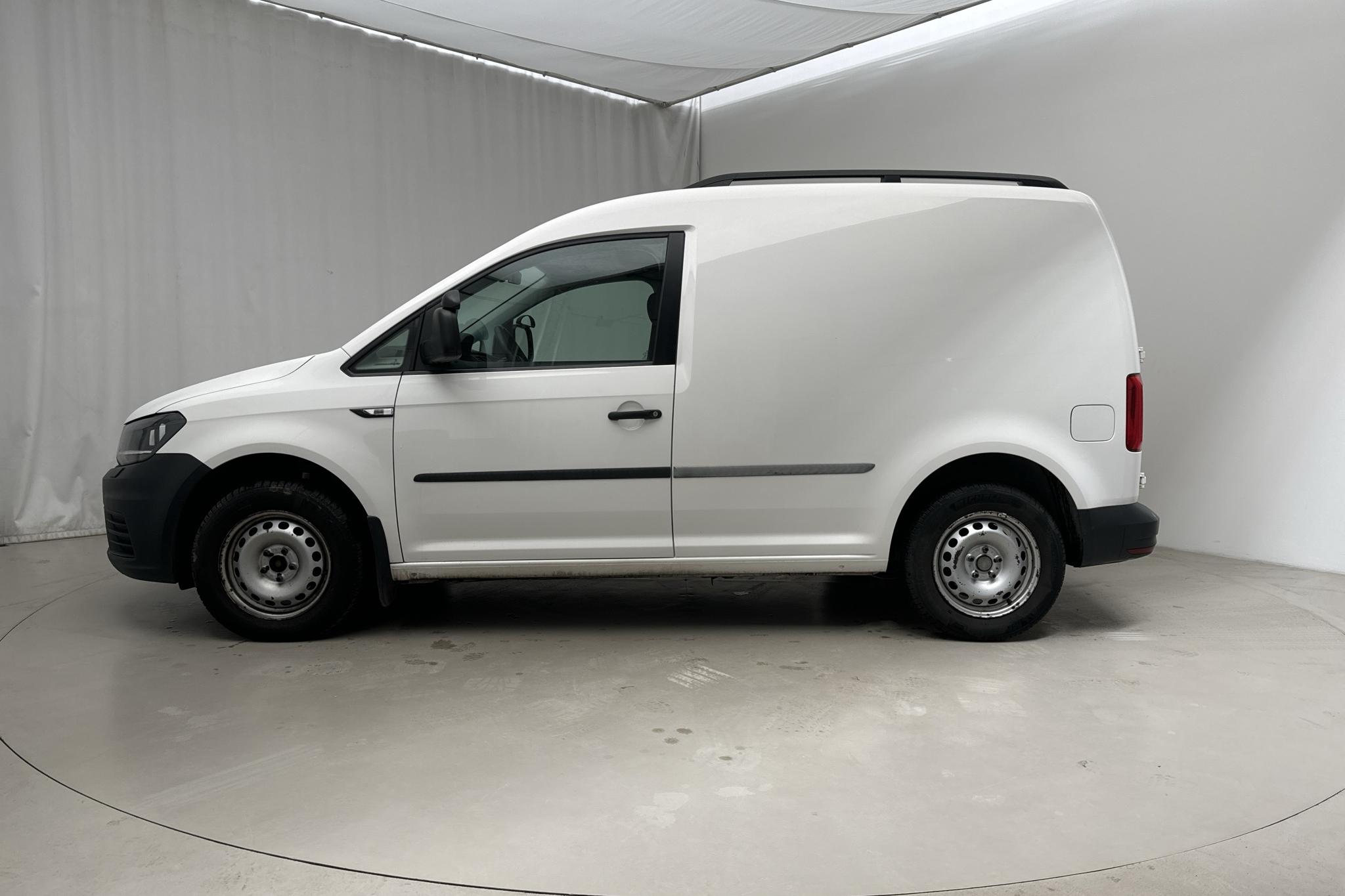 VW Caddy 2.0 TDI (102hk) - 115 760 km - Automaattinen - valkoinen - 2018