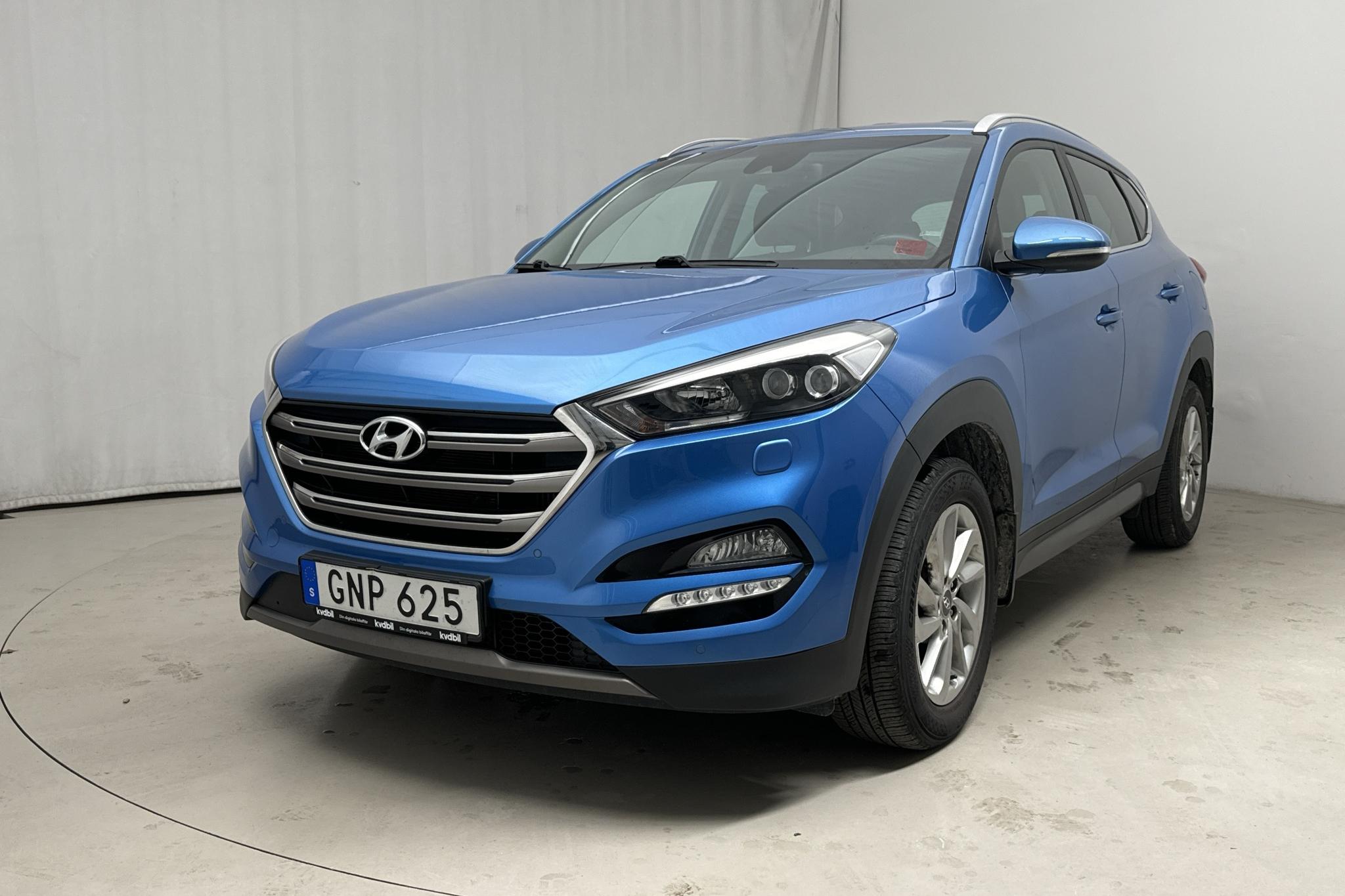 Hyundai Tucson 1.6 T-GDI 4WD (177hk) - 7 272 mil - Automat - Light Blue - 2016