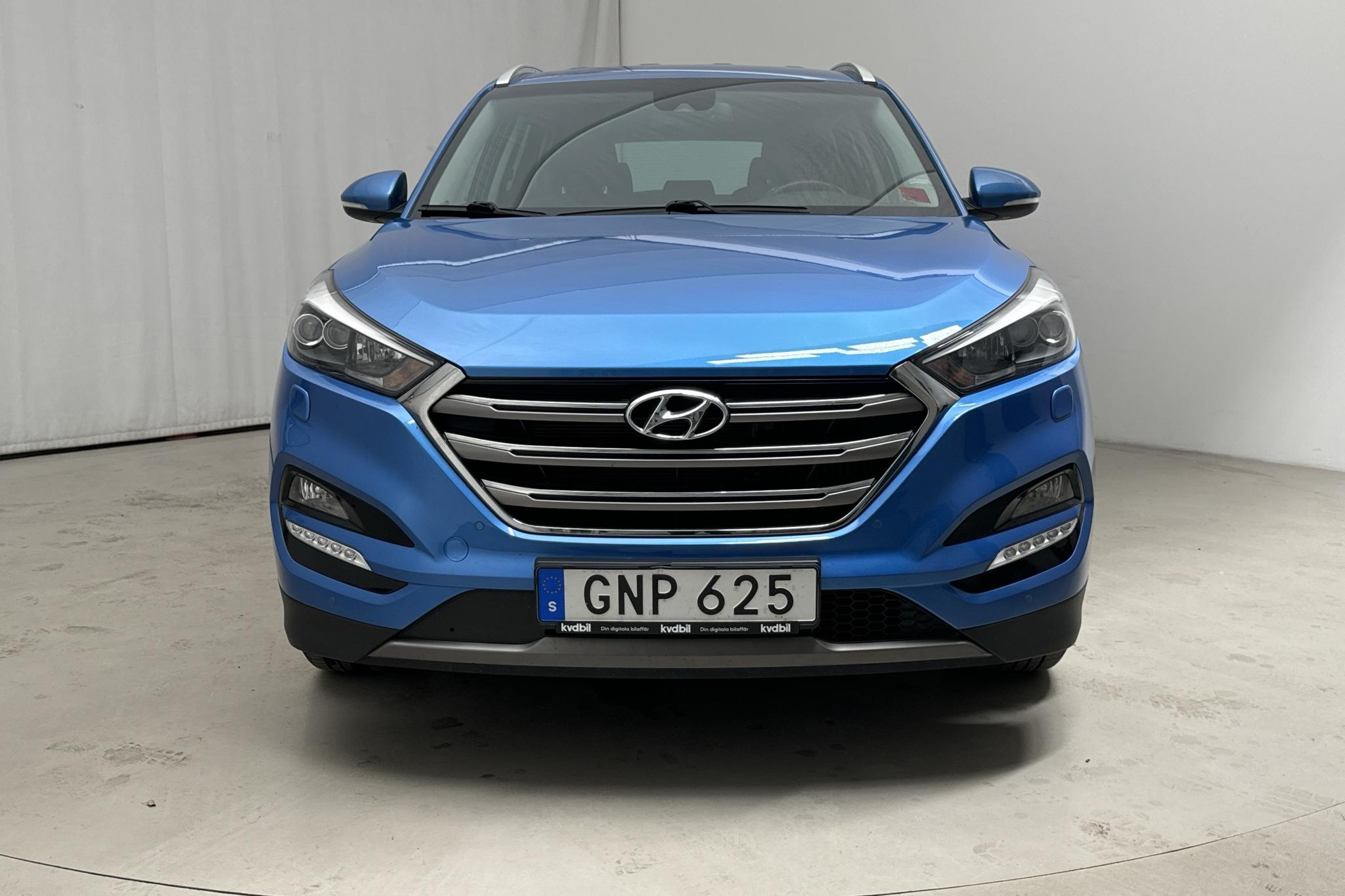 Hyundai Tucson 1.6 T-GDI 4WD (177hk) - 7 272 mil - Automat - Light Blue - 2016