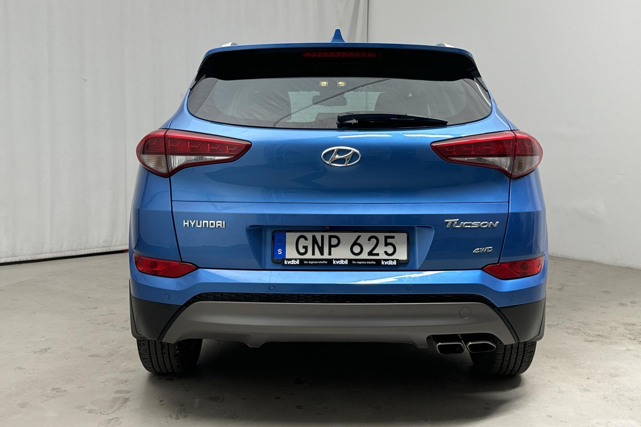 Hyundai Tucson 1.6 T-GDI 4WD (177hk) - 72 720 km - Automatic - Light Blue - 2016